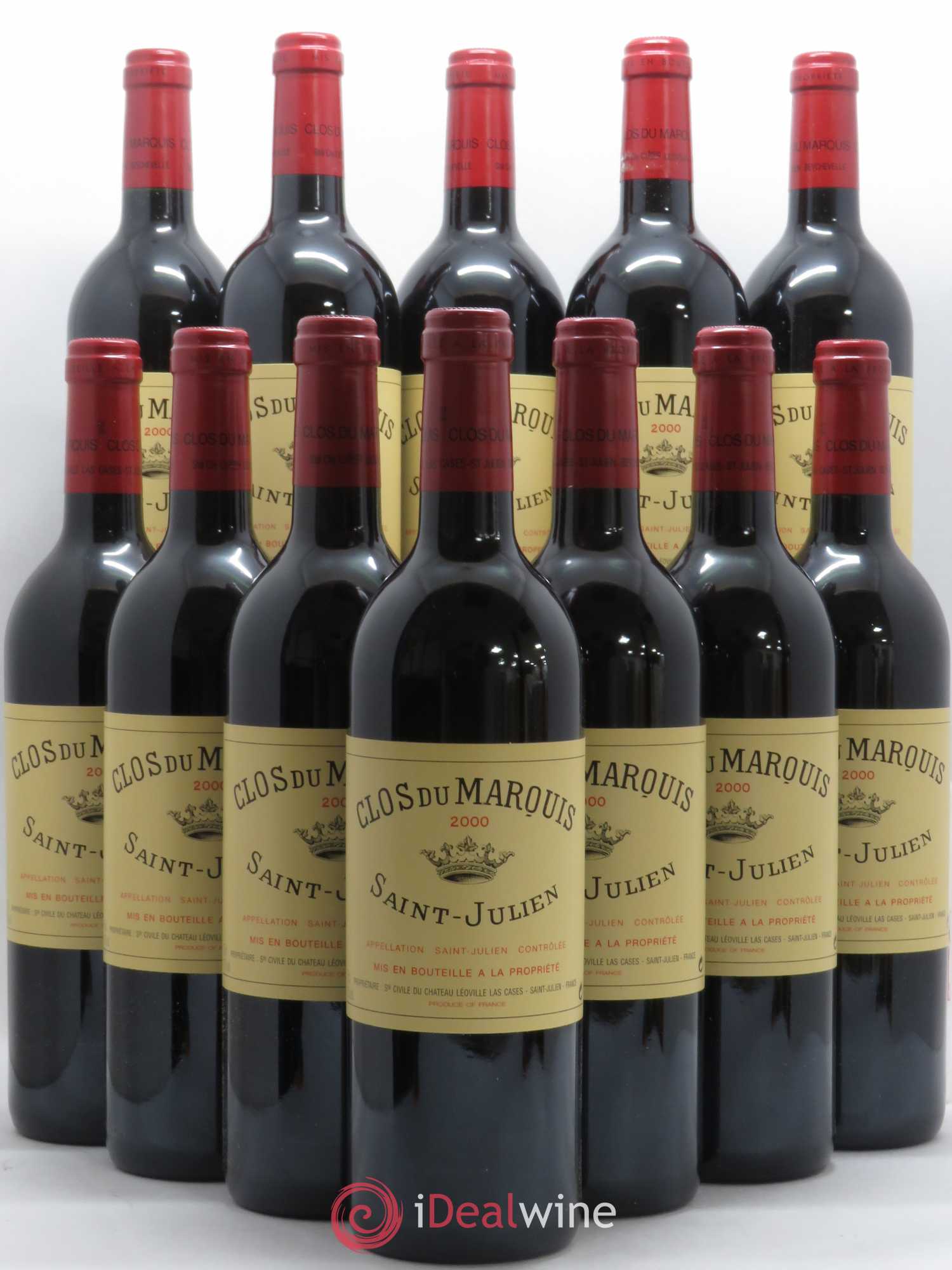 Clos du Marquis 2000 - Lot de 12 bouteilles - 0