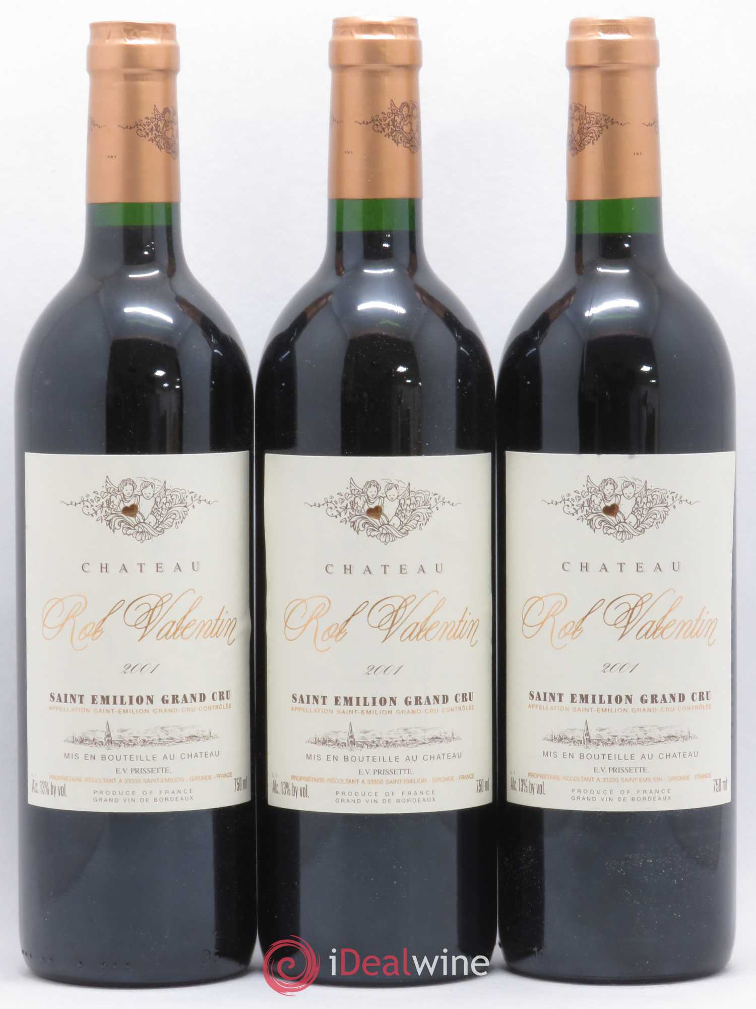 Château Rol Valentin Grand Cru Classé 2001 - Posten von 12 Flaschen - 2