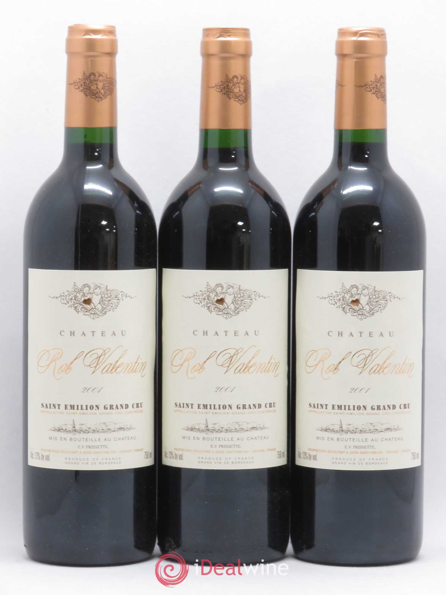 Château Rol Valentin Grand Cru Classé 2001 - Lot de 12 bouteilles - 2