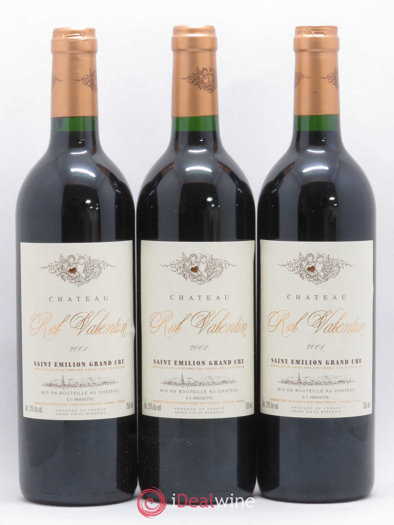 Château Rol Valentin Grand Cru Classé 2001 - Lot de 12 bouteilles - 3