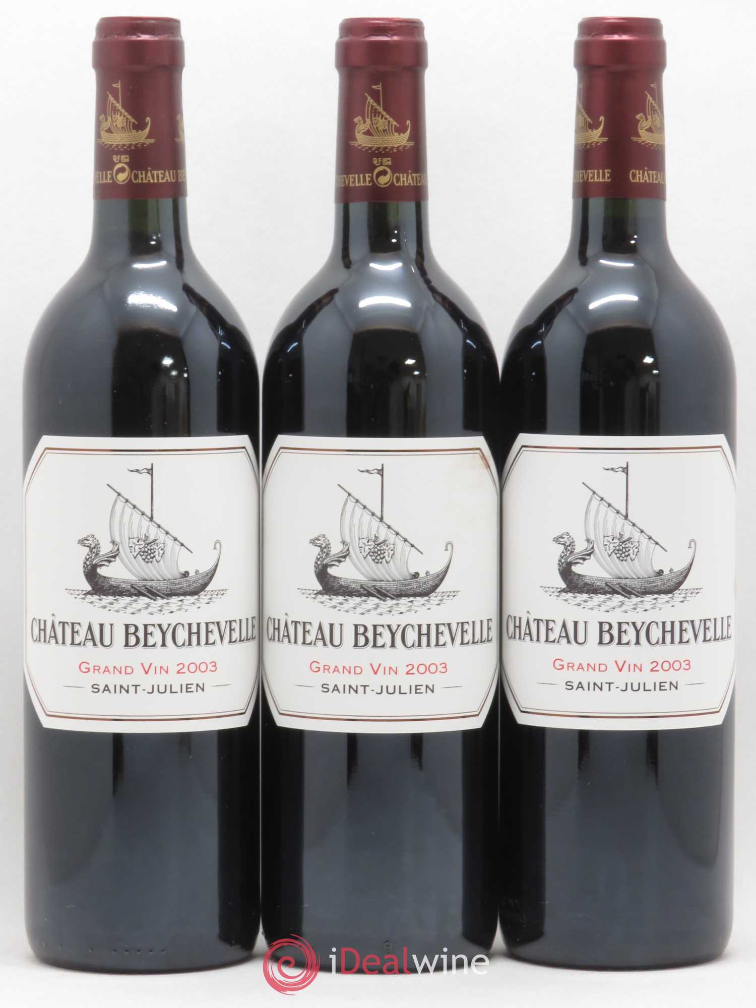 Château Beychevelle 4ème Grand Cru Classé 2003 - Lot de 12 bouteilles - 1