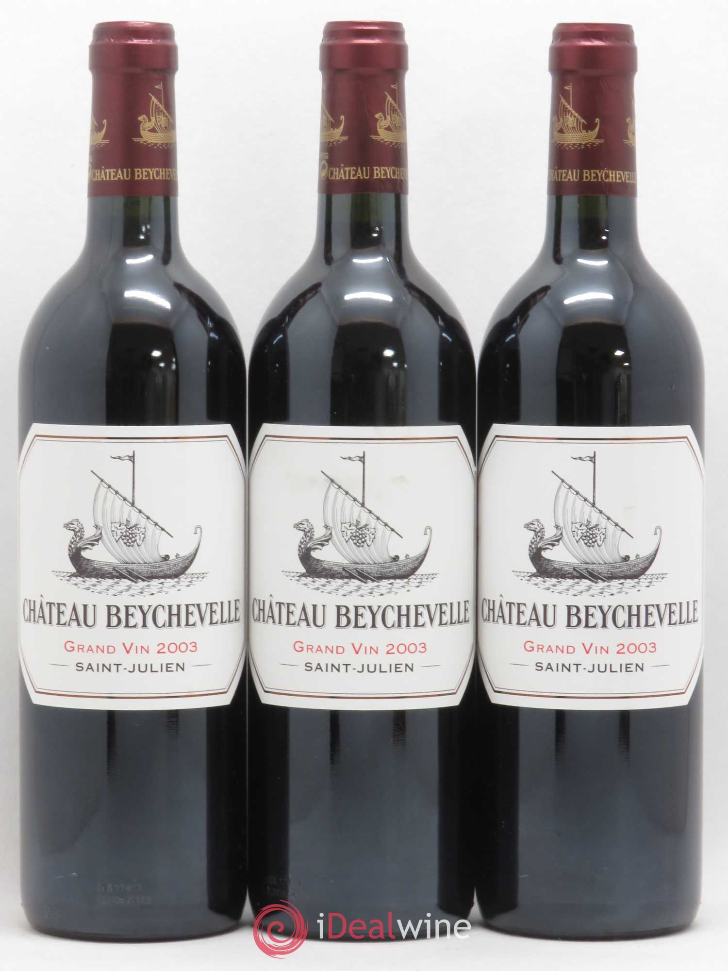 Château Beychevelle 4ème Grand Cru Classé 2003 - Lot de 12 bouteilles - 4