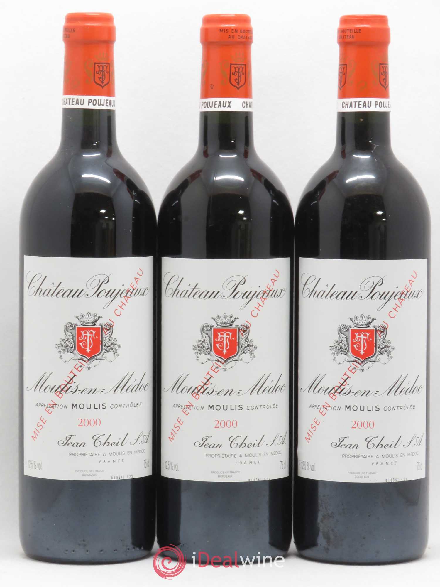 Château Poujeaux 2000 - Lot de 12 bouteilles - 1