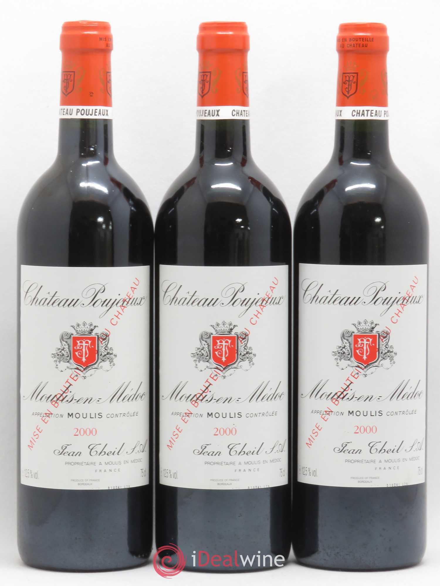 Château Poujeaux 2000 - Lot de 12 bouteilles - 2