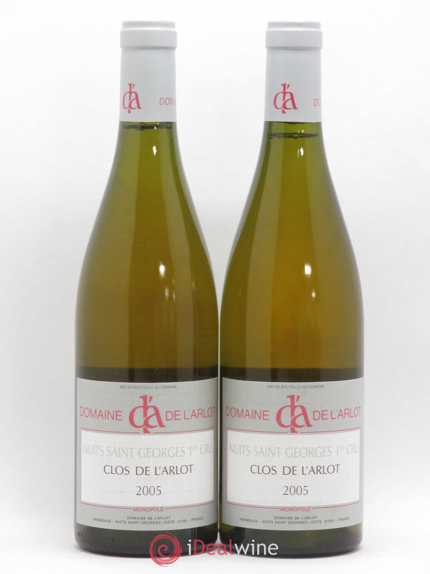 Nuits-Saint-Georges 1er Cru Clos de l'Arlot Domaine de l'Arlot 2005 - Lot de 2 bouteilles - 0
