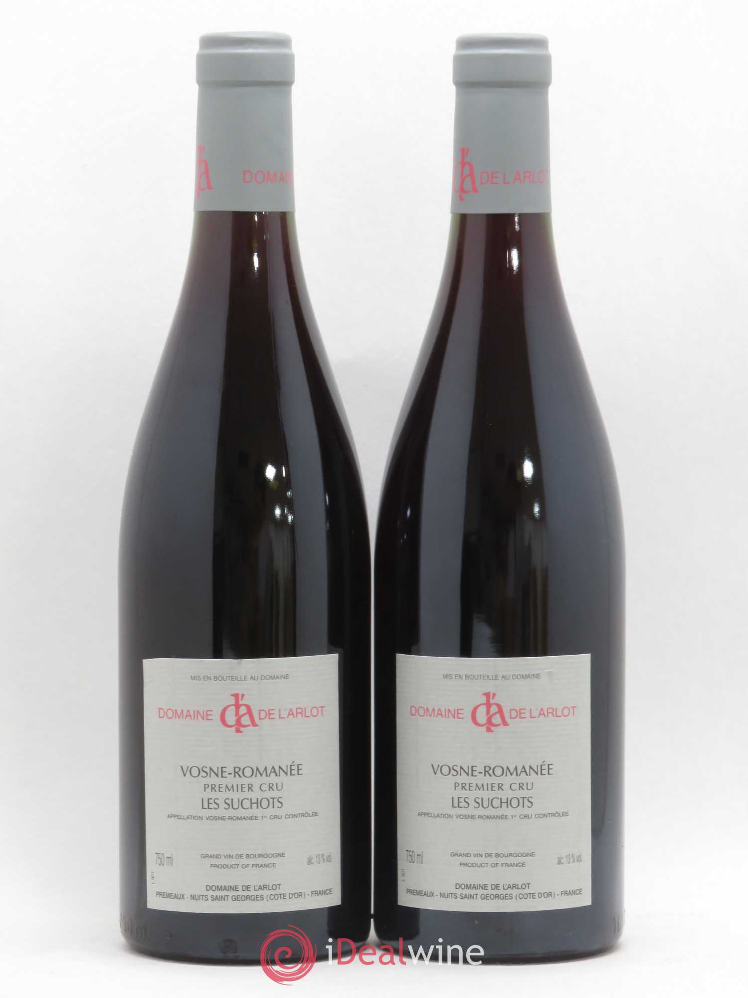 Vosne-Romanée 1er Cru Les Suchots Domaine de l'Arlot 2001 - Lot de 2 bouteilles - 1