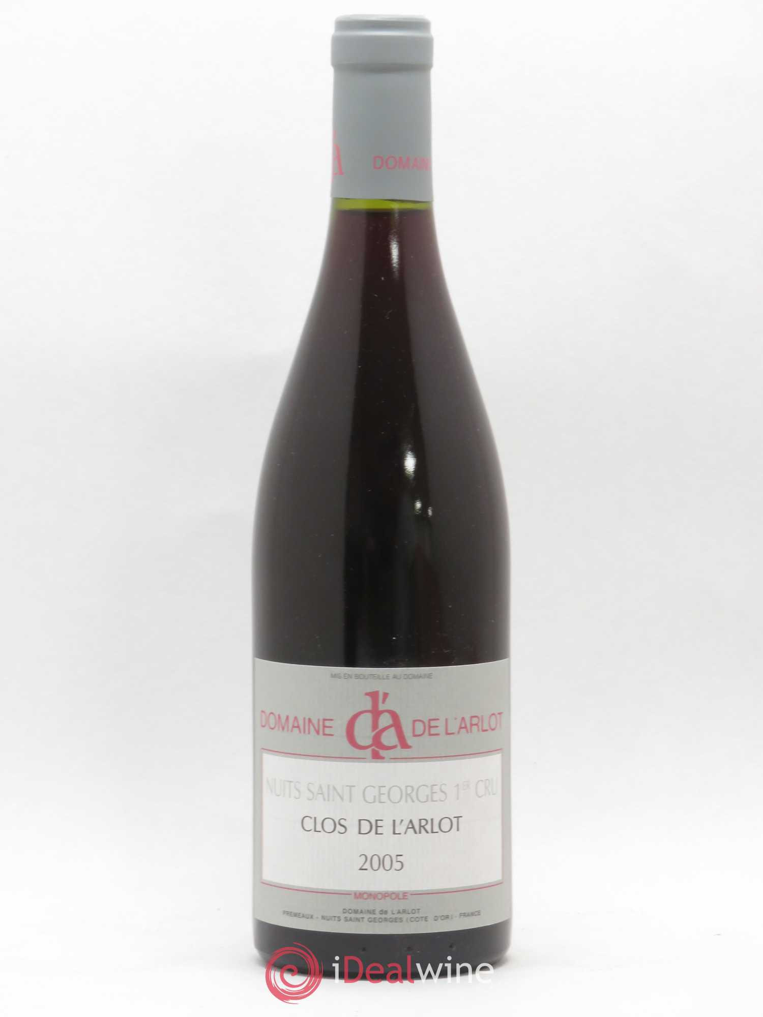 Nuits-Saint-Georges 1er Cru Clos de l'Arlot Domaine de l'Arlot 2005 - Lot de 1 bouteille - 0