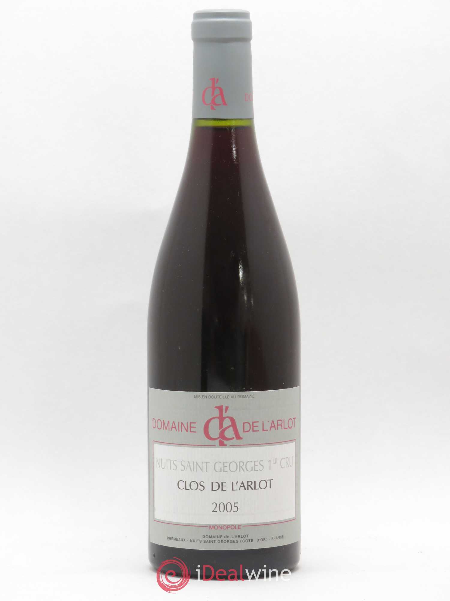 Nuits-Saint-Georges 1er Cru Clos de l'Arlot Domaine de l'Arlot 2005 - Lot de 1 bouteille - 0