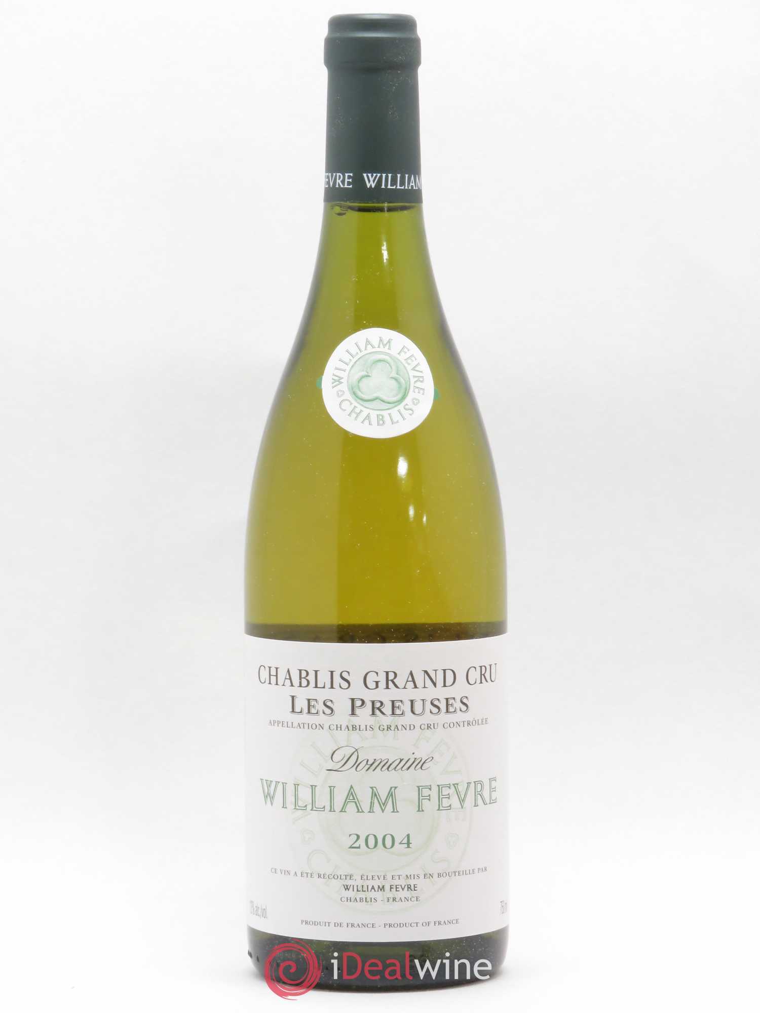 Chablis Grand Cru les Preuses William Fèvre 2004 - Lot de 1 bouteille - 0