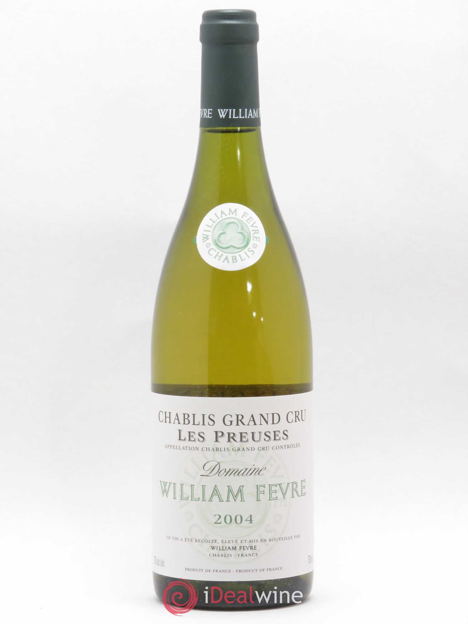 Chablis Grand Cru les Preuses William Fèvre 2004 - Lot de 1 bouteille - 0