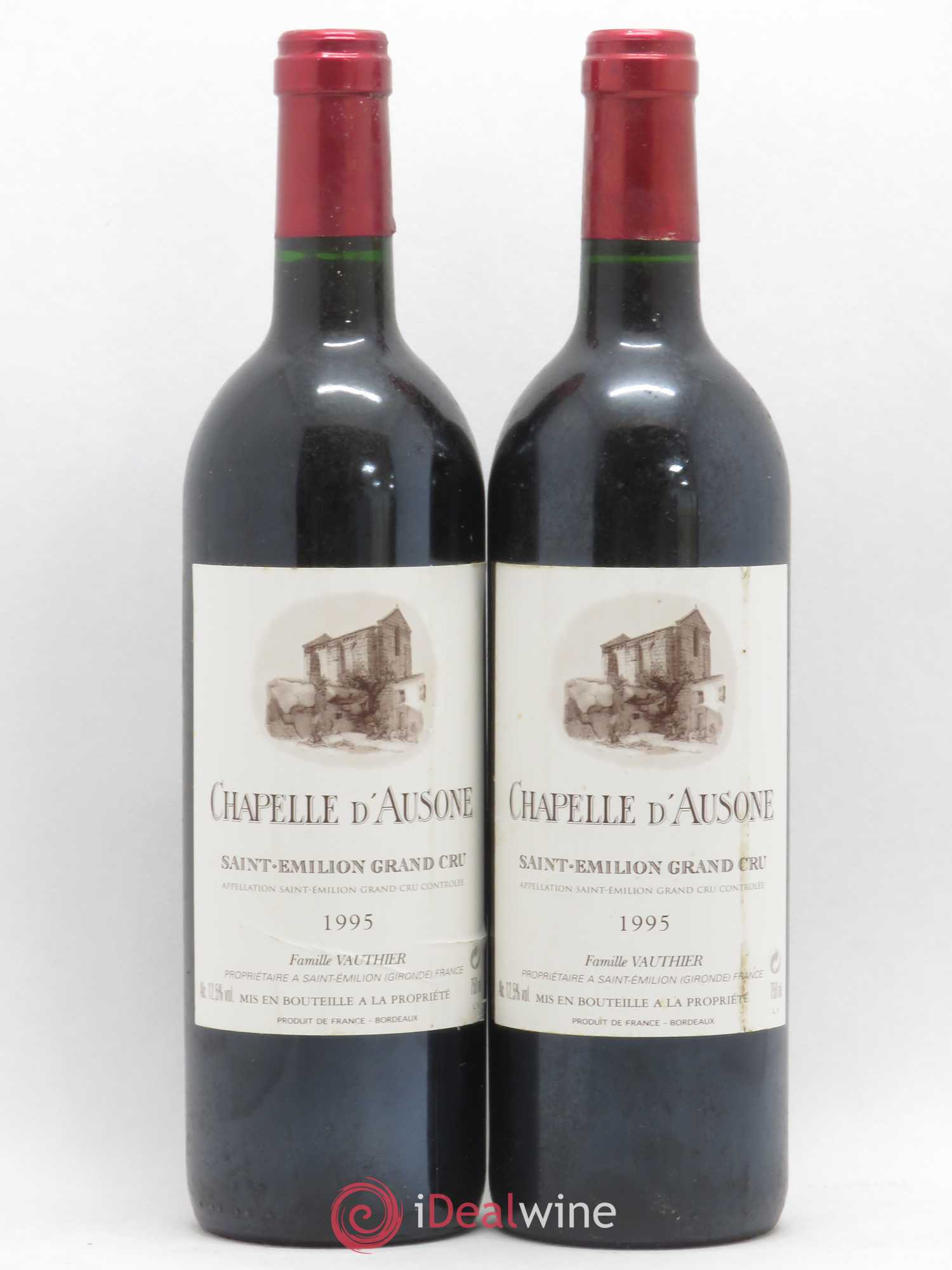 Chapelle d'Ausone Second Vin 1995 - Lot de 2 bouteilles - 0