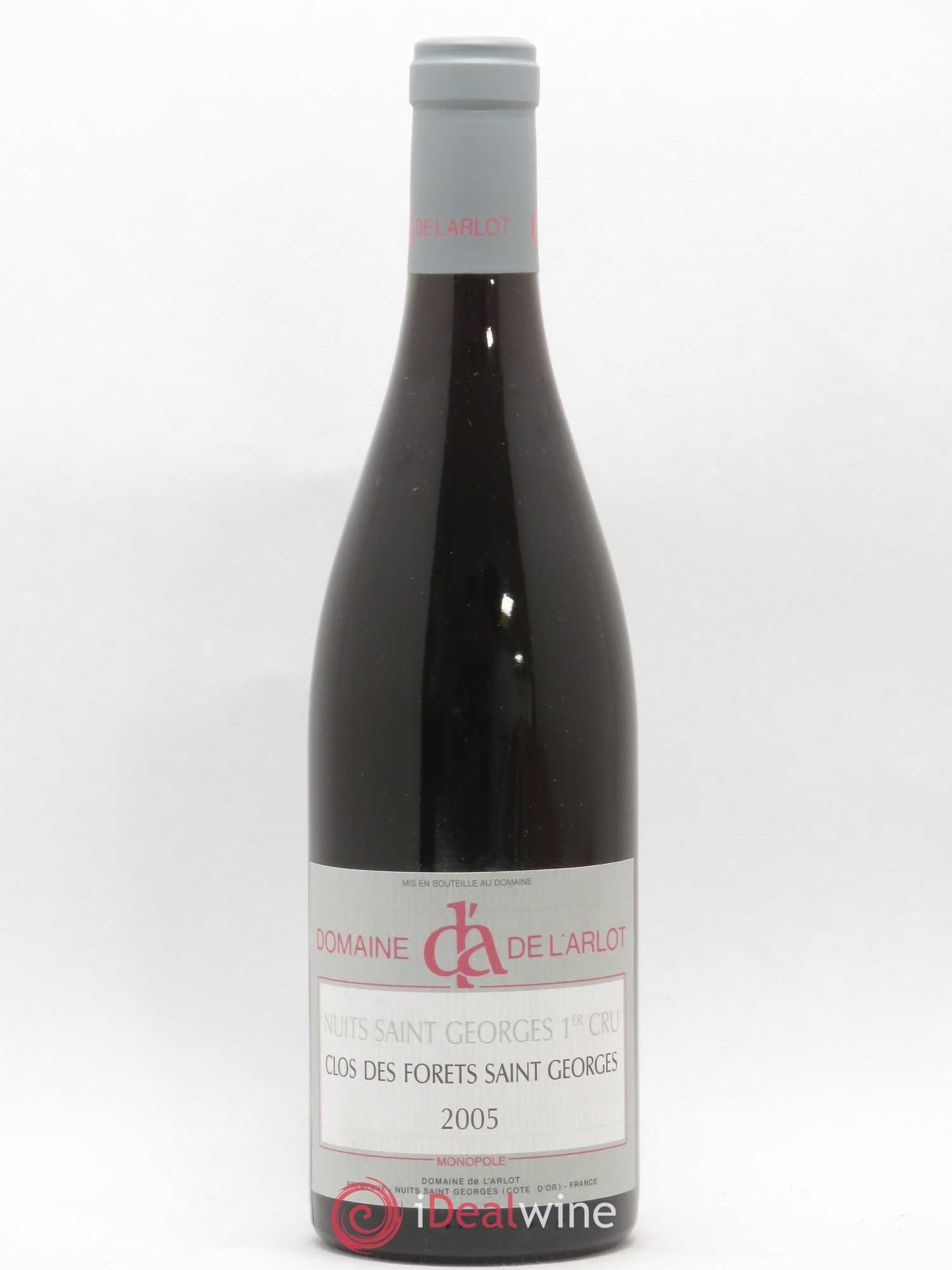 Nuits-Saint-Georges 1er Cru Clos des Forêts Saint-Georges Domaine de l'Arlot 2005 - Lot de 1 bouteille - 0