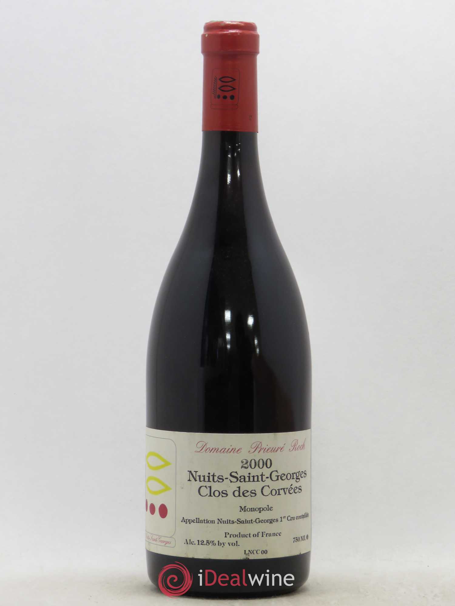 Nuits-Saint-Georges 1er Cru Le Clos des Corvées Prieuré Roch 2000 - Lot de 1 bouteille - 0
