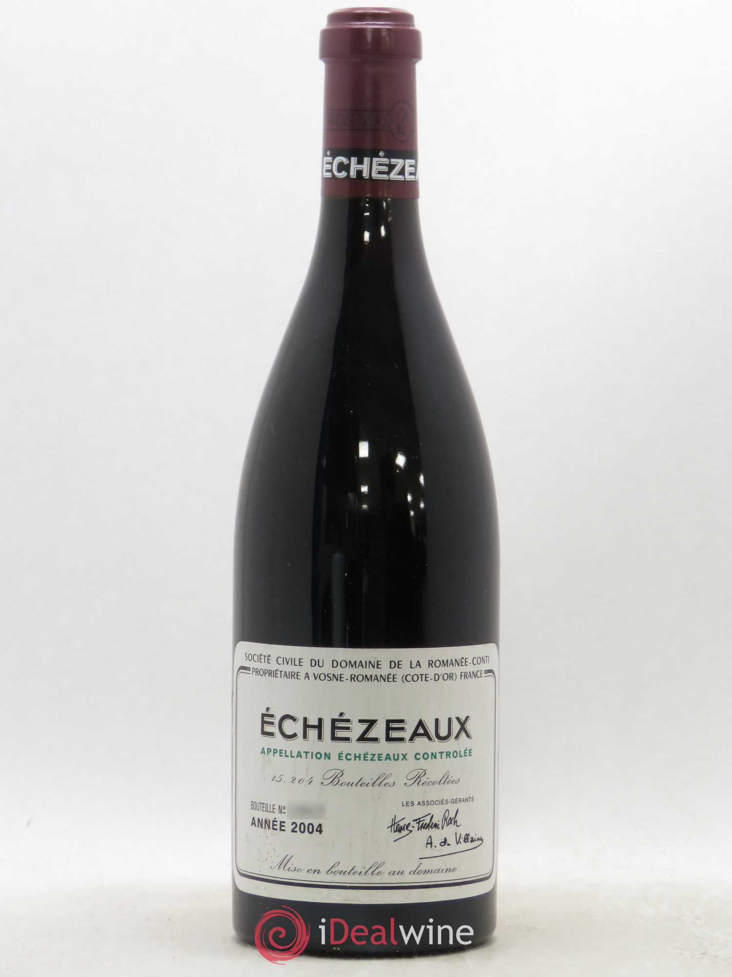 Echezeaux Grand Cru Domaine de la Romanée-Conti 2004 - Lot de 1 bouteille - 0