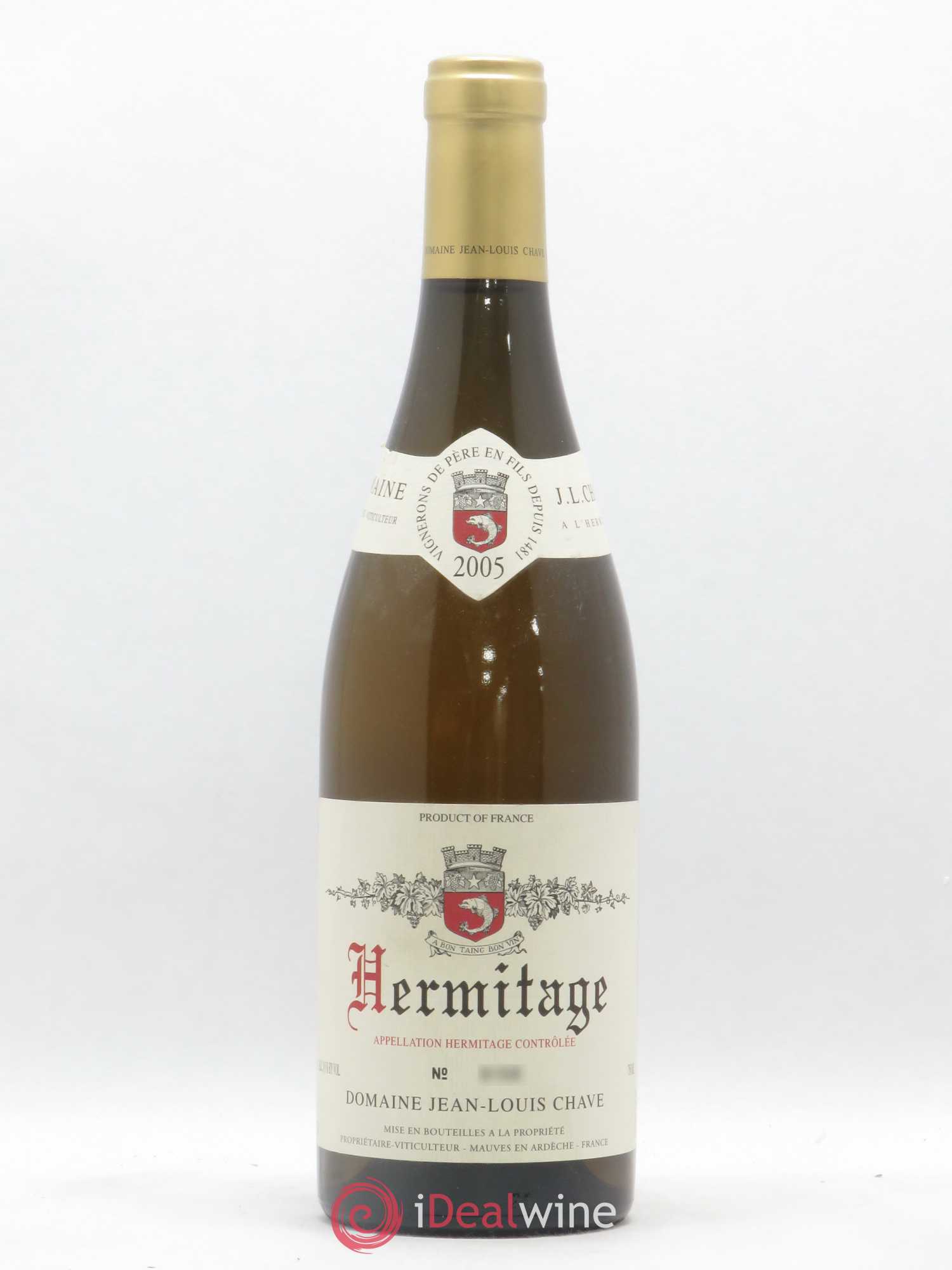 Hermitage Jean-Louis Chave 2005 - Lot de 1 bouteille - 0