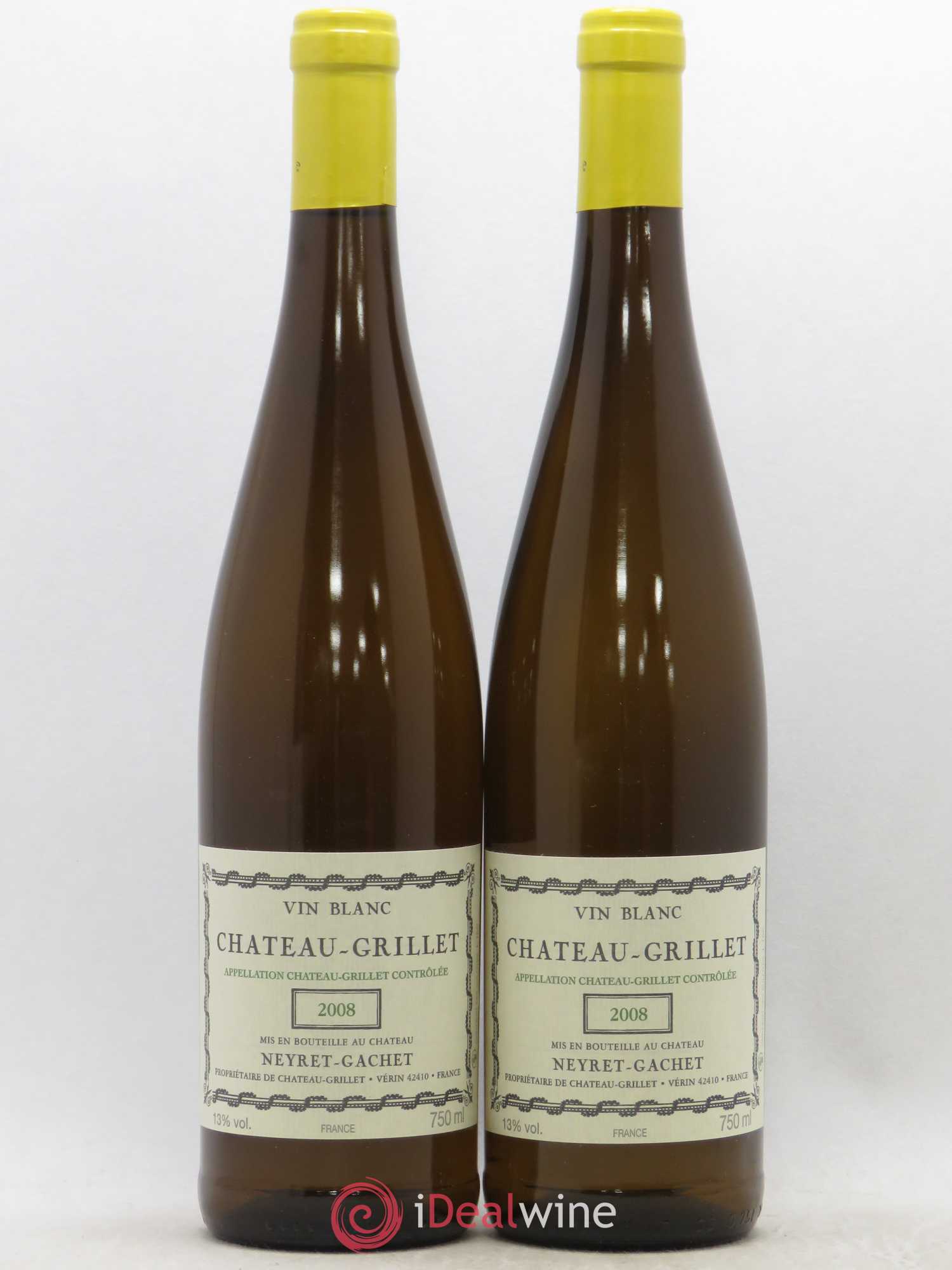 Château Grillet Château-Grillet 2008 - Lot de 2 bouteilles - 0