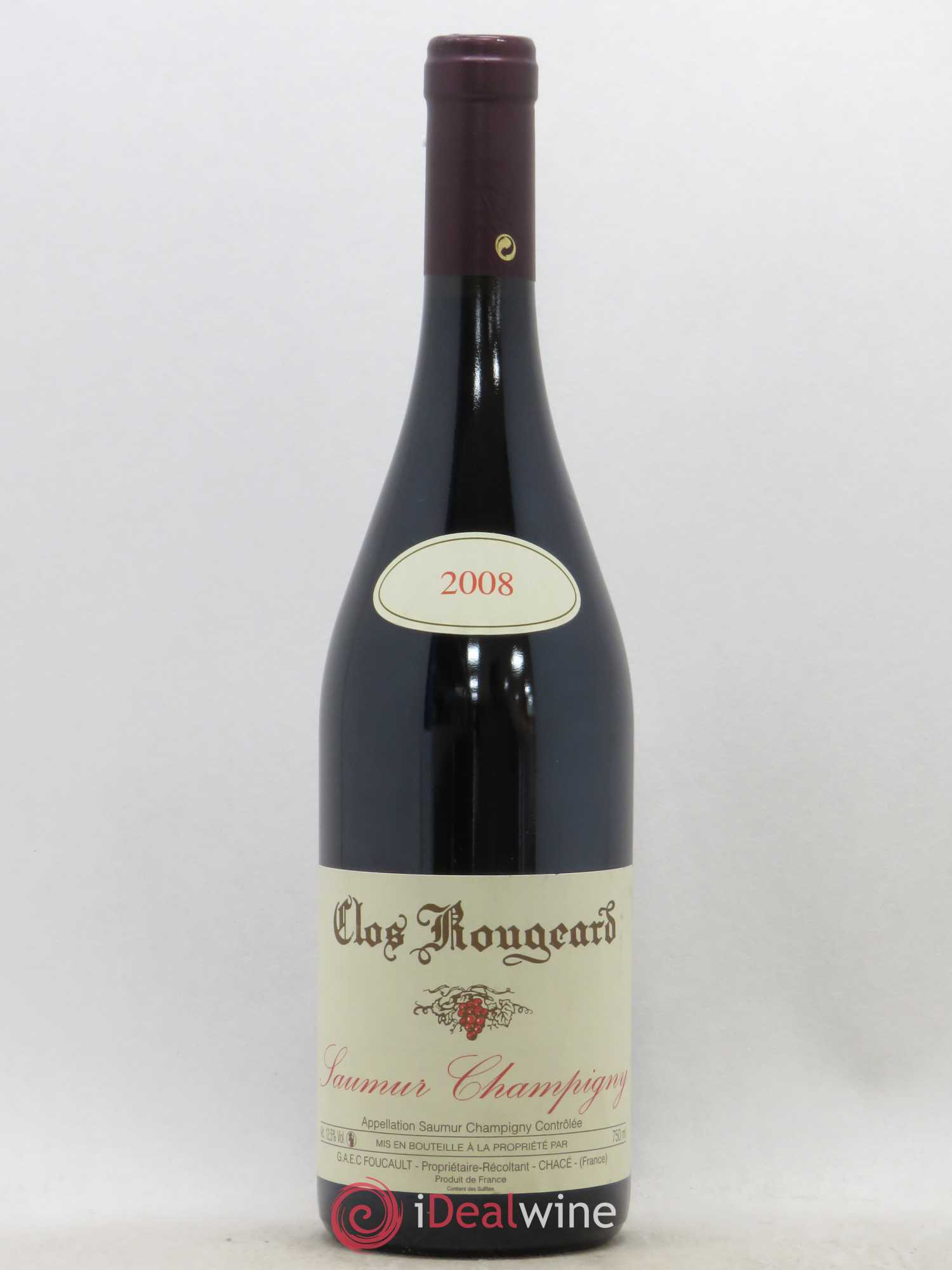 Saumur-Champigny Clos Rougeard 2008 - Lot de 1 bouteille - 0
