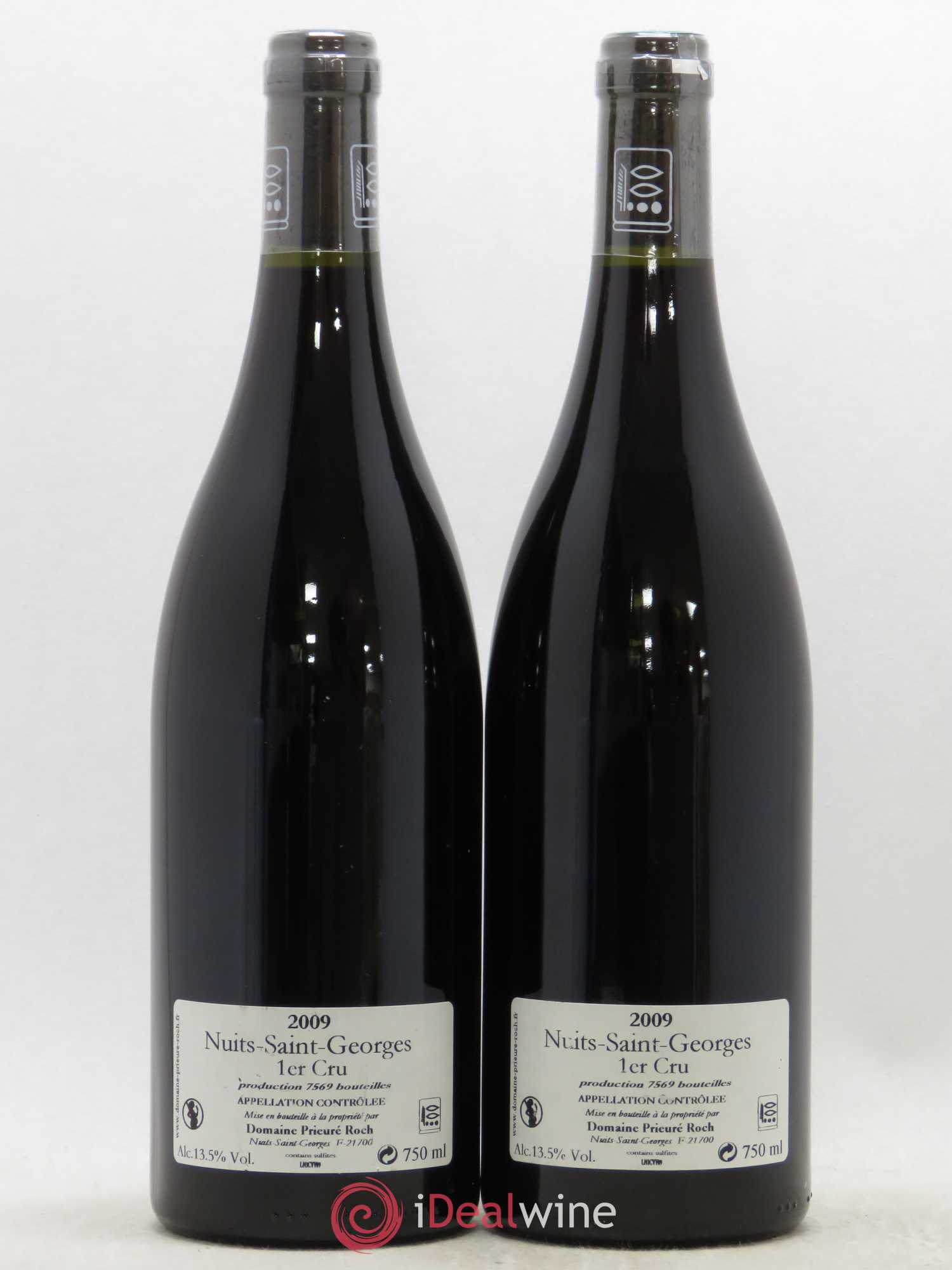 Nuits-Saint-Georges 1er Cru Vieilles Vignes Prieuré Roch 2009 - Lot de 2 bouteilles - 1
