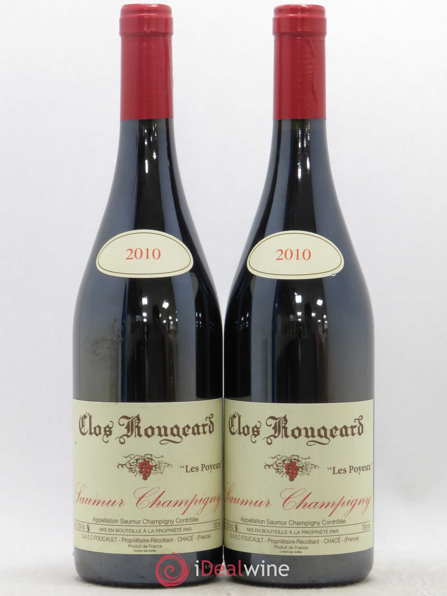 Saumur-Champigny Les Poyeux Clos Rougeard 2010 - Lot de 2 bouteilles - 0