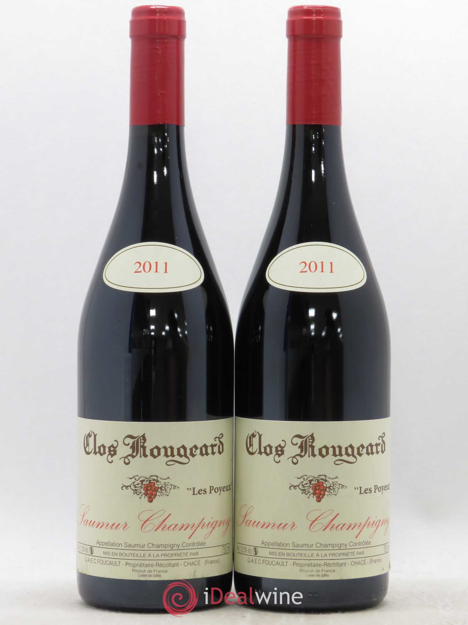 Saumur-Champigny Les Poyeux Clos Rougeard 2011 - Lot de 2 bouteilles - 0