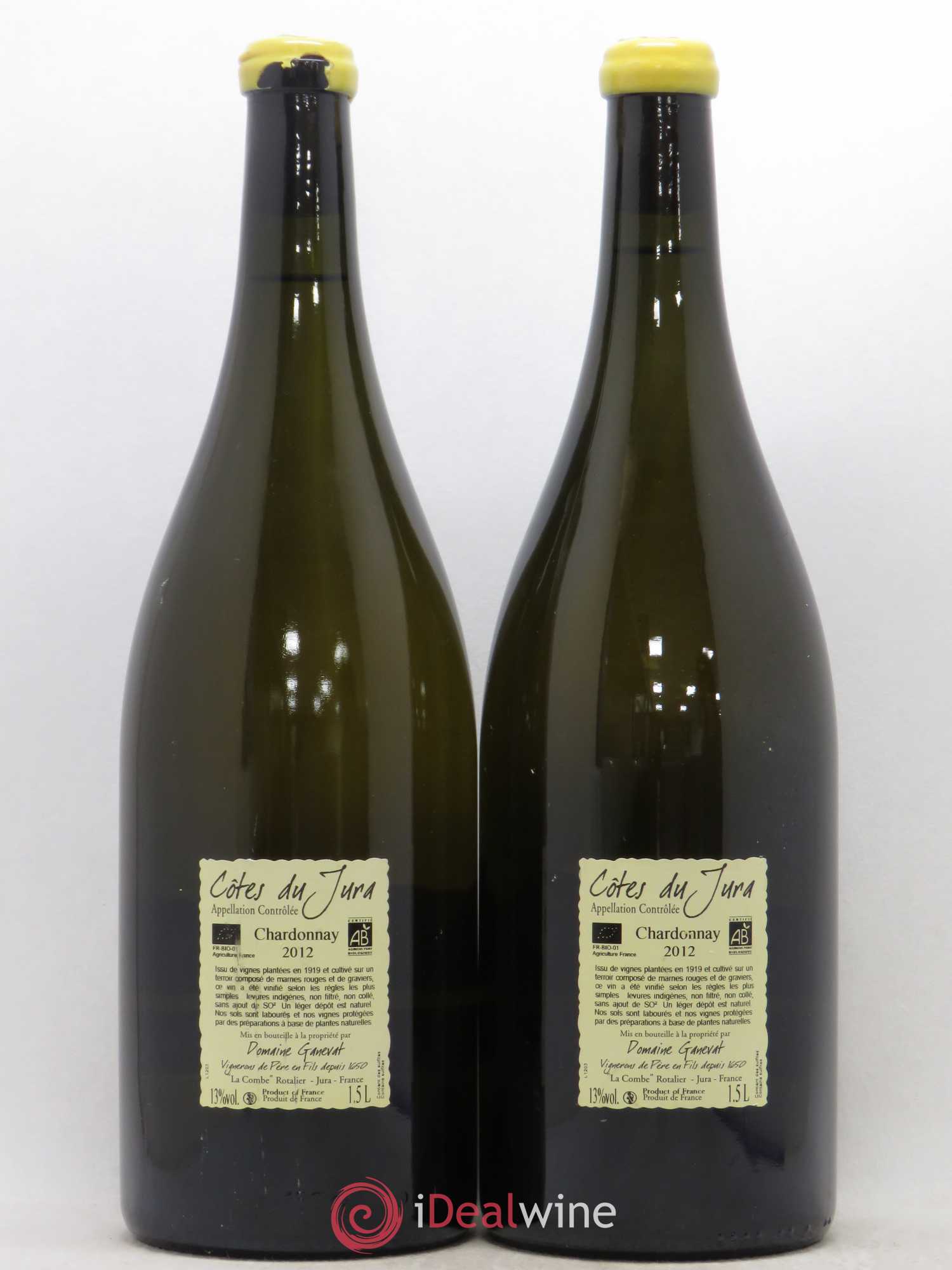 Côtes du Jura Les Grands Teppes Vieilles Vignes Jean-François Ganevat (Domaine) 2012 - Lot de 2 magnums - 1