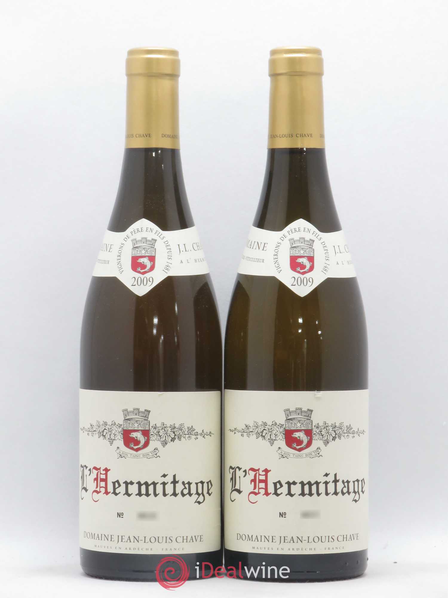 Hermitage Jean-Louis Chave 2009 - Lot de 2 bouteilles - 0
