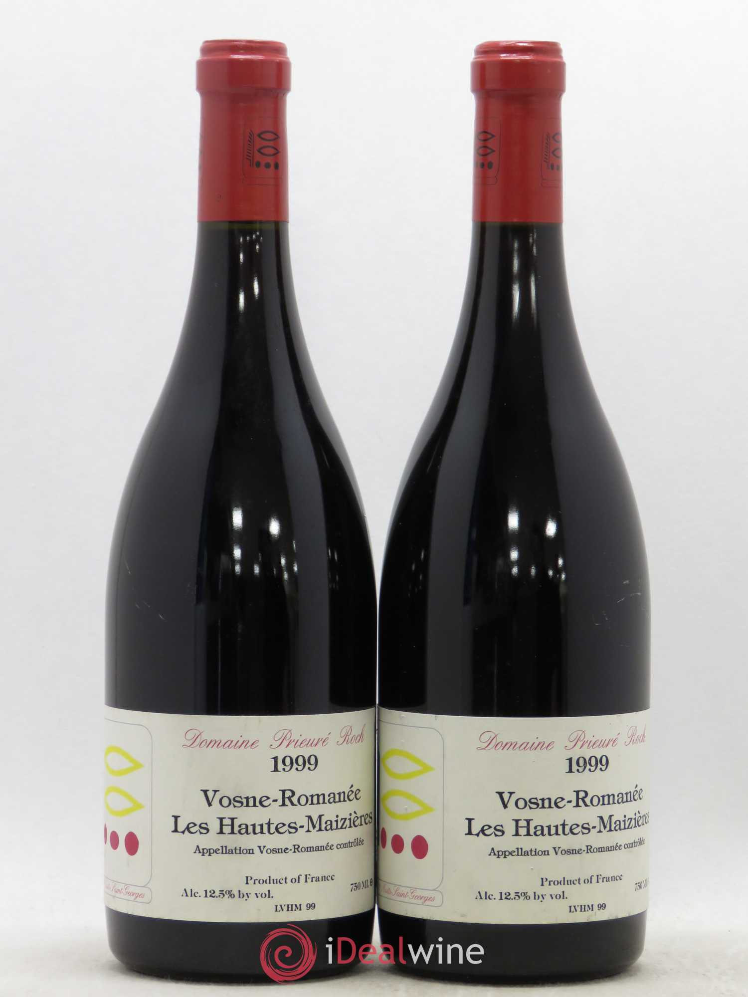 Vosne-Romanée Les Hautes Maizières Prieuré Roch 1999 - Lot de 2 bouteilles - 0