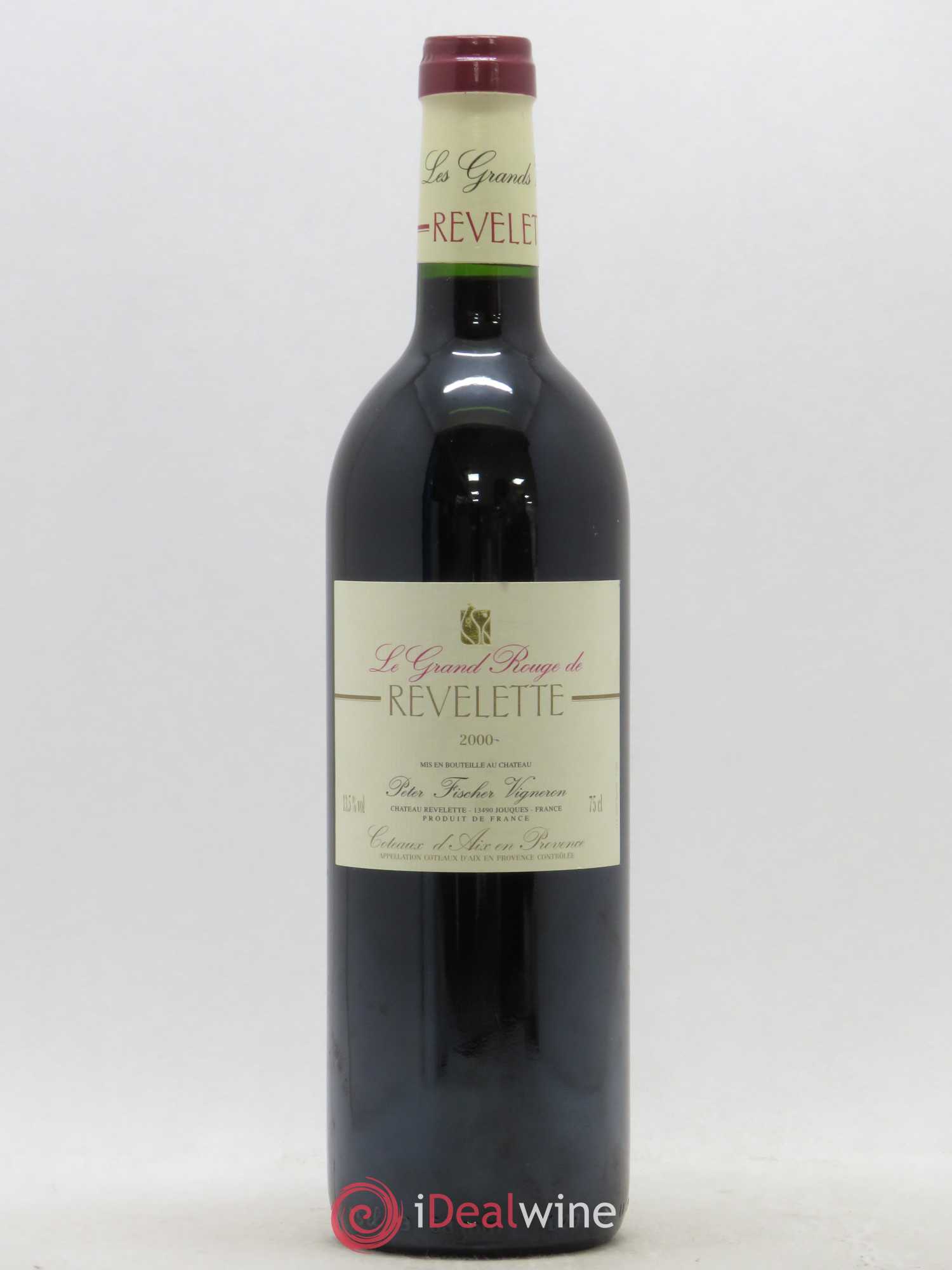 Coteaux d'Aix-en-Provence Le Grand Rouge Revelette 2000 - Lot de 1 bouteille - 0