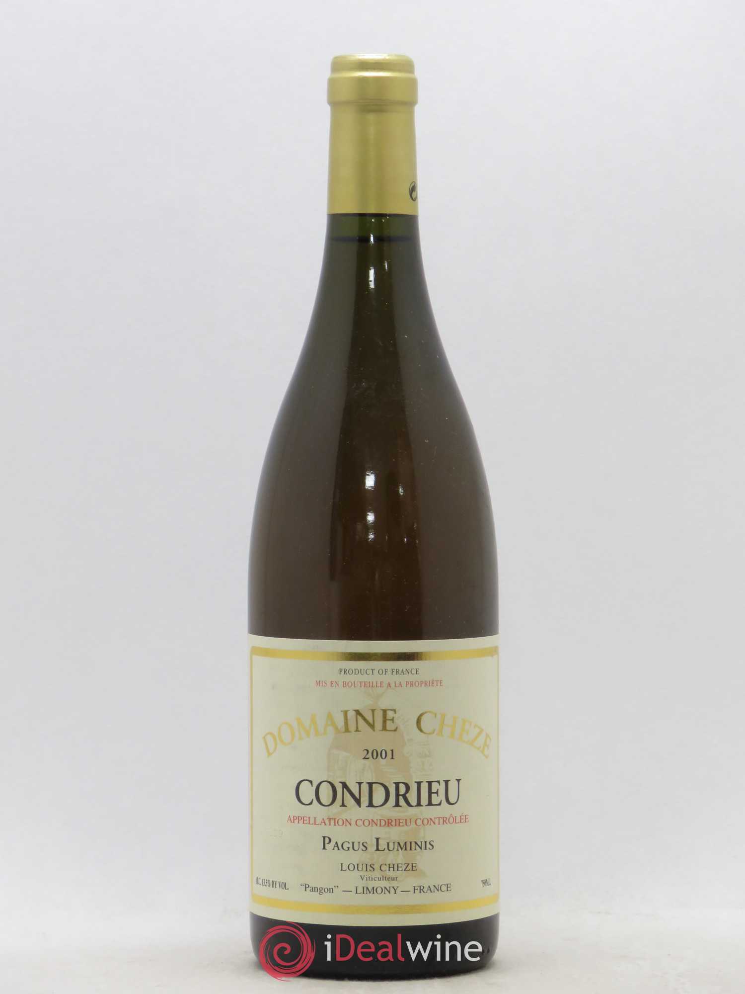 Condrieu Pagus Luminis Louis Cheze (Domaine) 2001 - Lot de 1 bouteille - 0