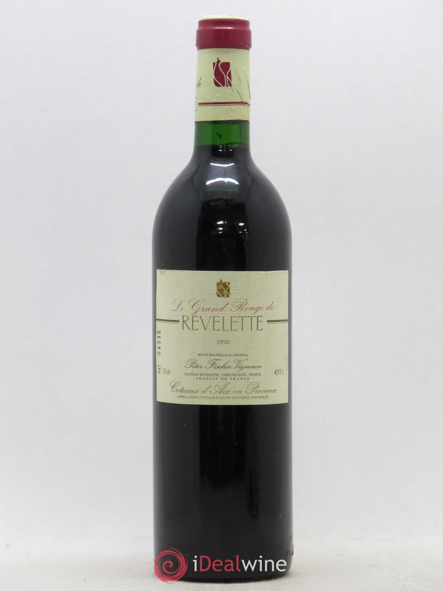 Coteaux d'Aix-en-Provence Le Grand Rouge Revelette 2000 - Lot de 1 bouteille - 0