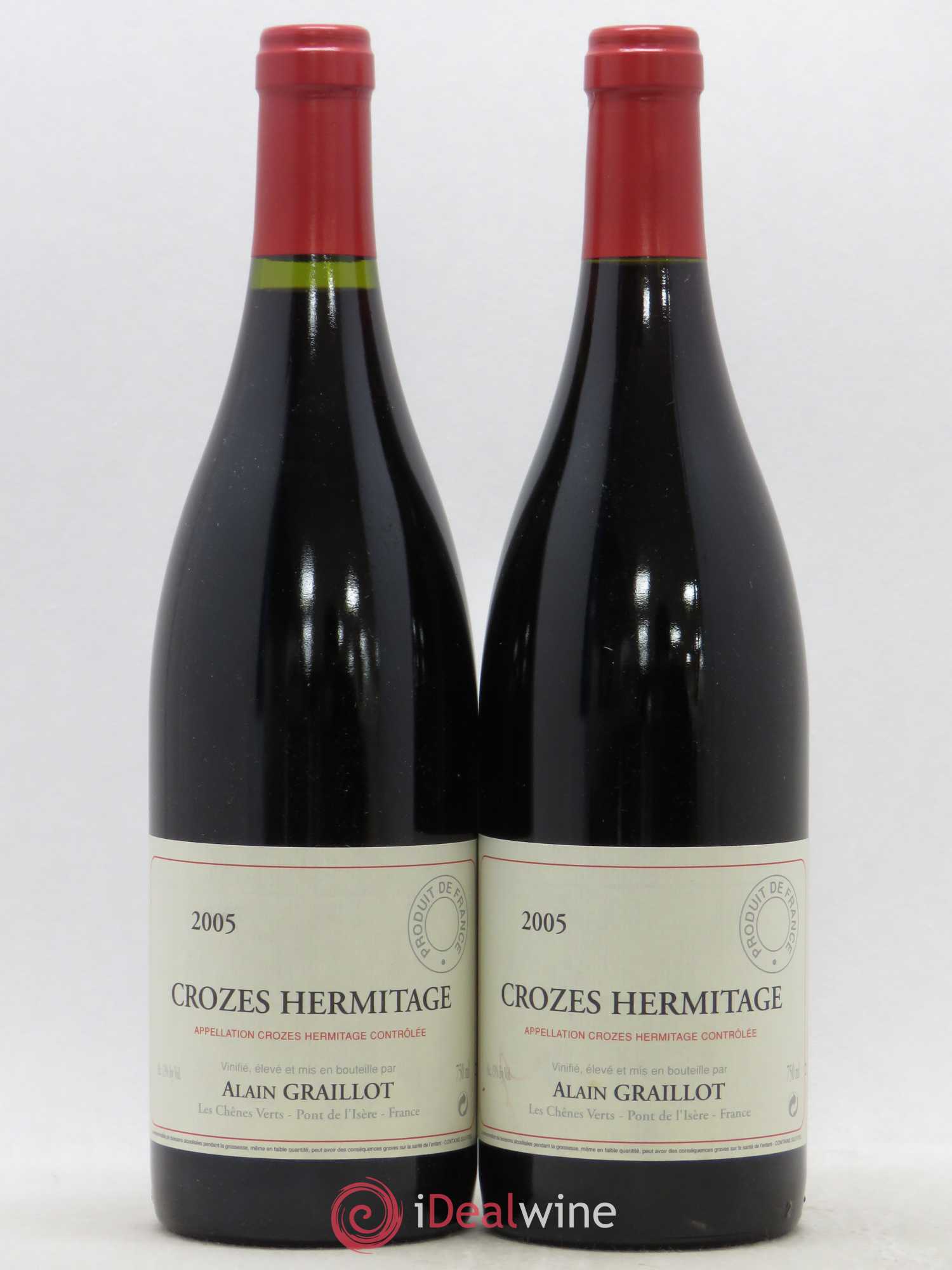 Crozes-Hermitage Domaine Graillot 2005 - Lot de 2 bouteilles - 0