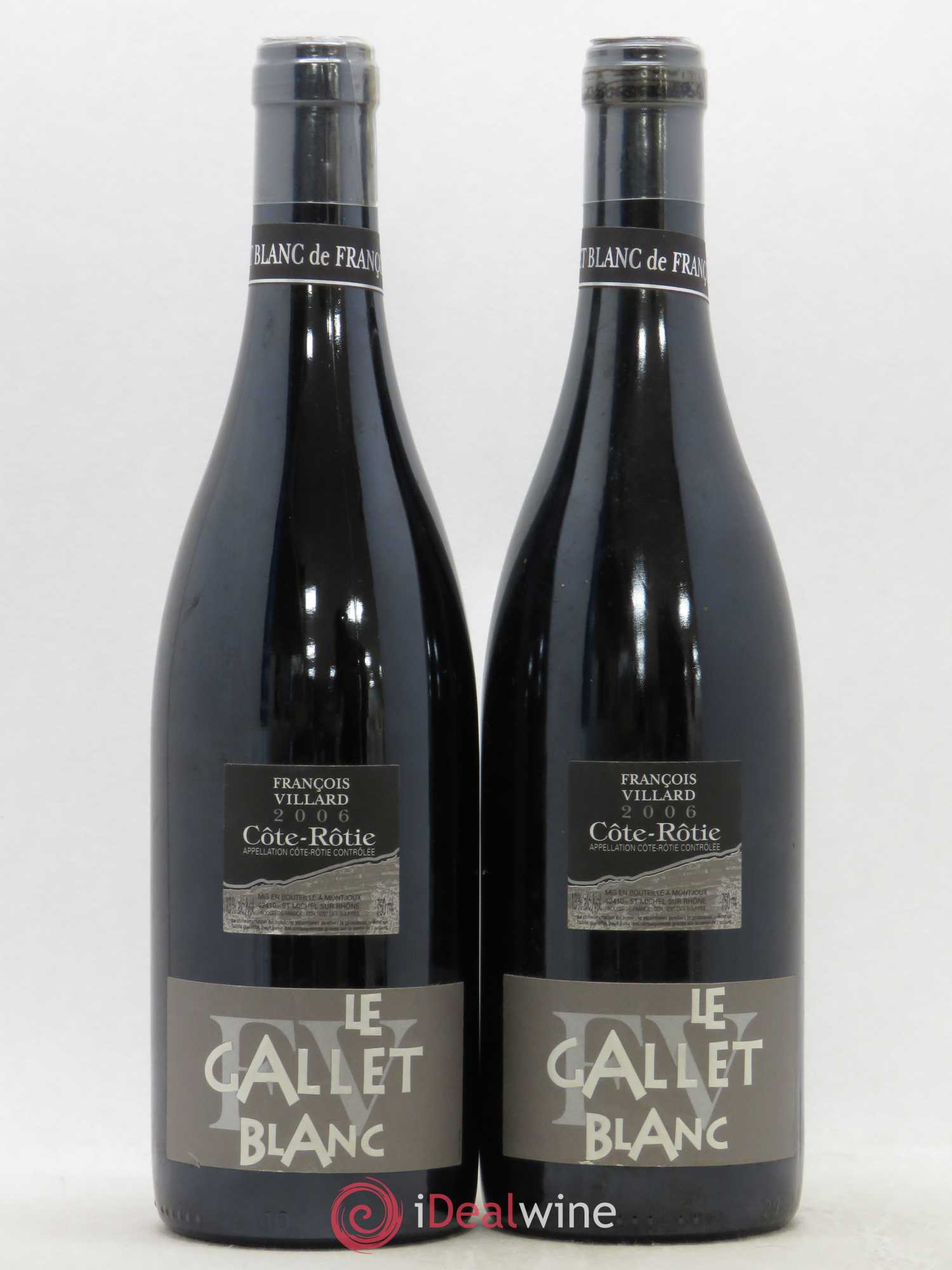 Côte-Rôtie Le Gallet Blanc François Villard 2006 - Lot de 2 bouteilles - 0