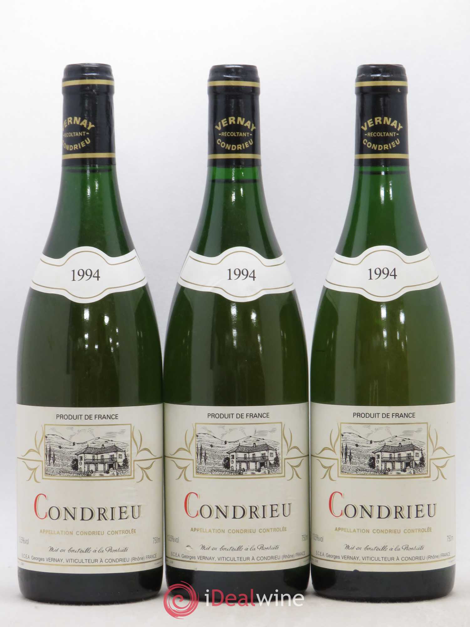 Condrieu 1994 - Posten von 3 Flaschen - 0