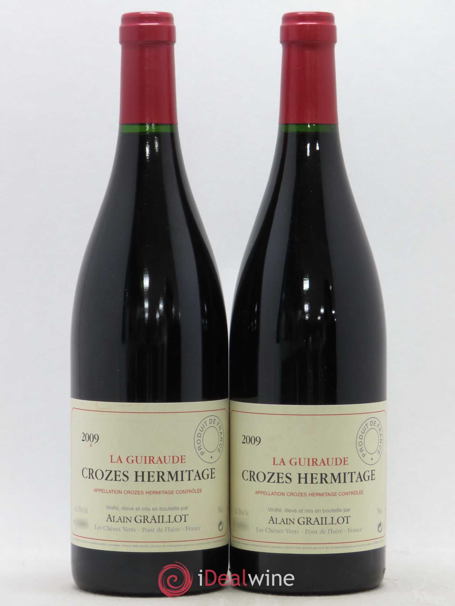 Crozes-Hermitage La Guiraude Domaine Graillot 2009 - Lot de 2 bouteilles - 0