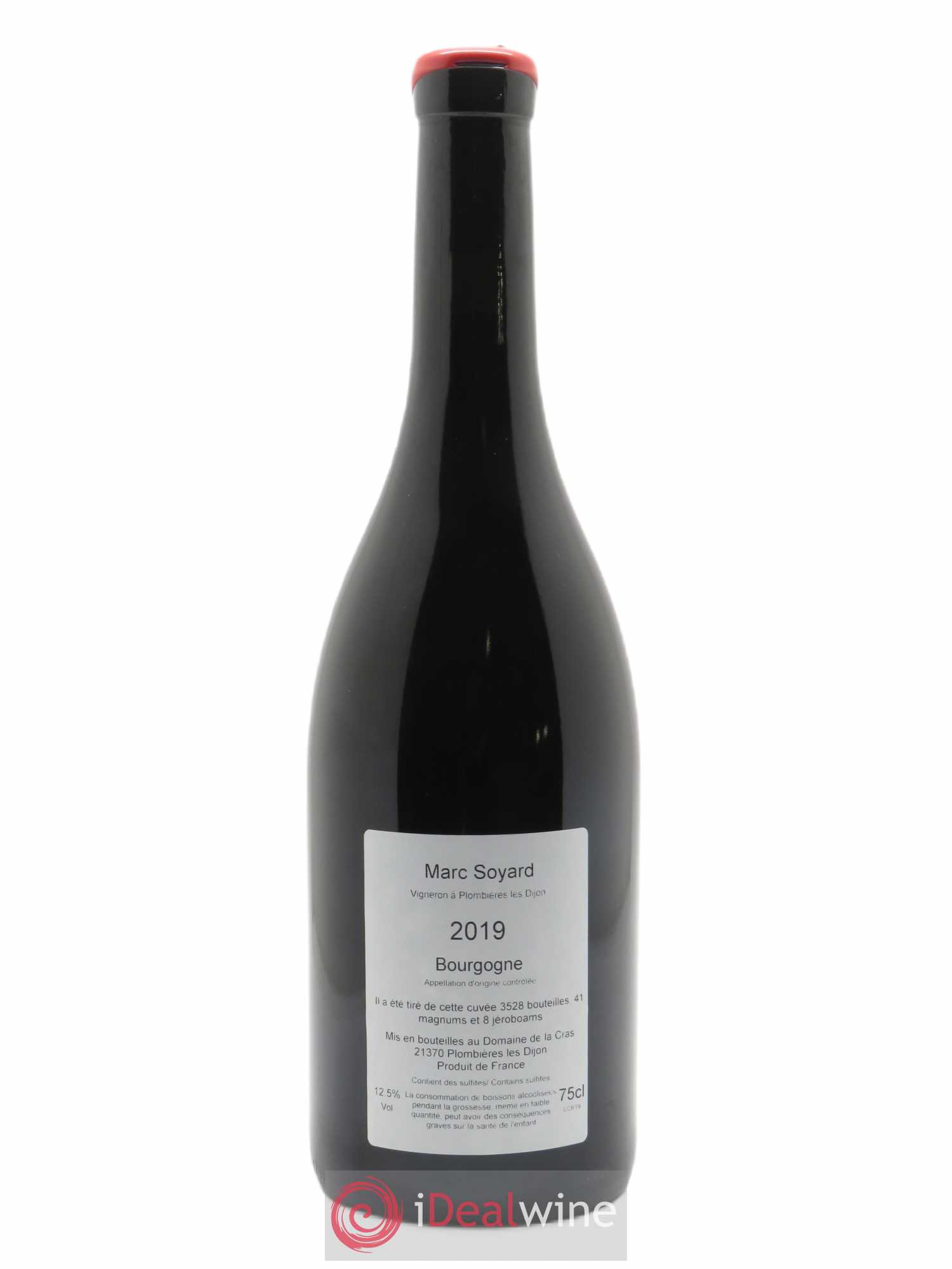 Bourgogne Cras Domaine de la Cras - Marc Soyard 2019 - Lot de 1 bouteille - 1