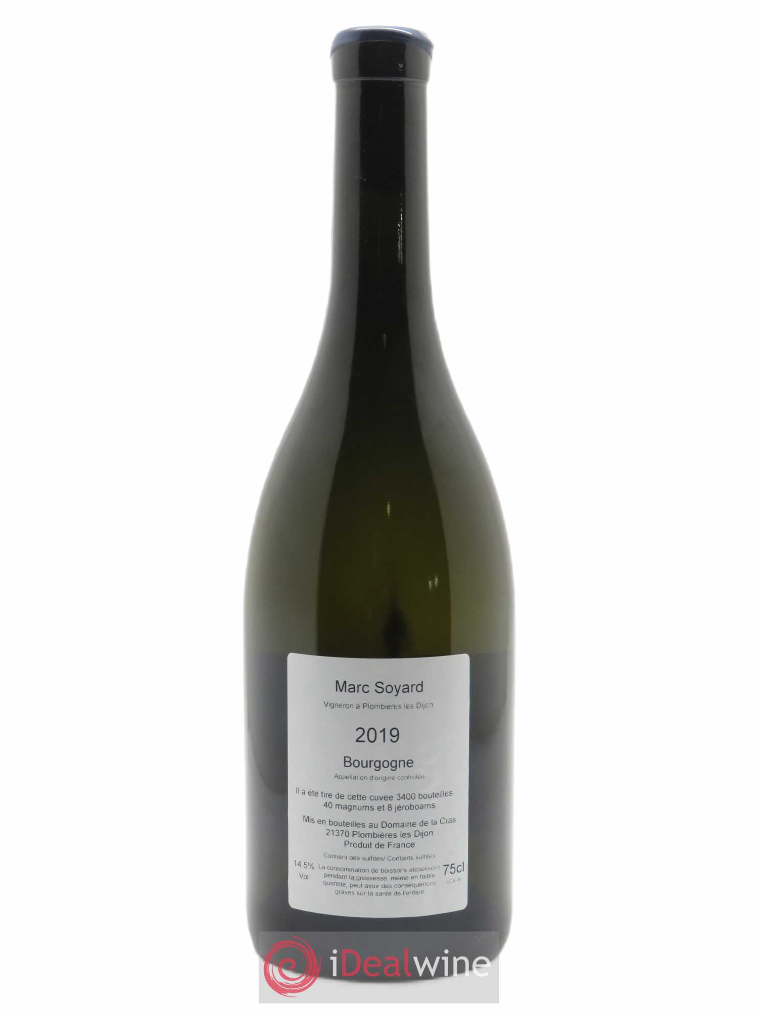 Bourgogne Cras Domaine de la Cras - Marc Soyard 2019 - Lot de 1 bouteille - 1