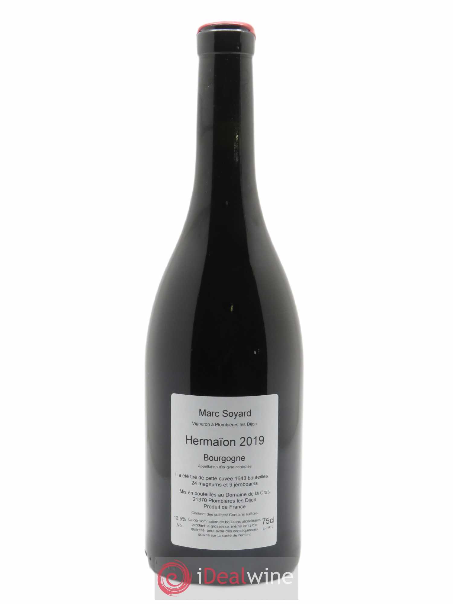 Bourgogne Hermaion Domaine de la Cras - Marc Soyard 2019 - Lot de 1 bouteille - 1