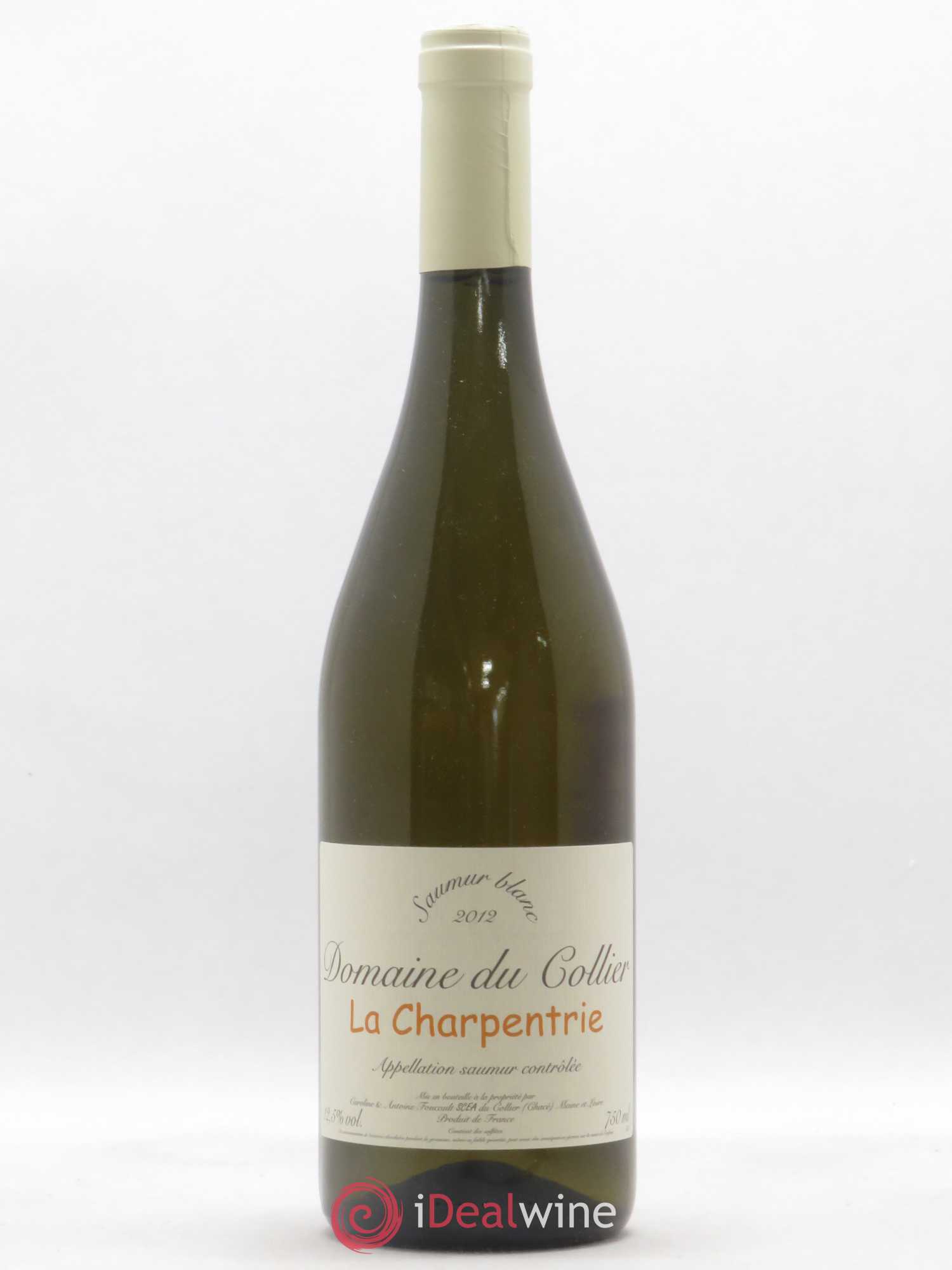 Saumur La Charpentrie Domaine du Collier 2012 - Lot de 1 bouteille - 0