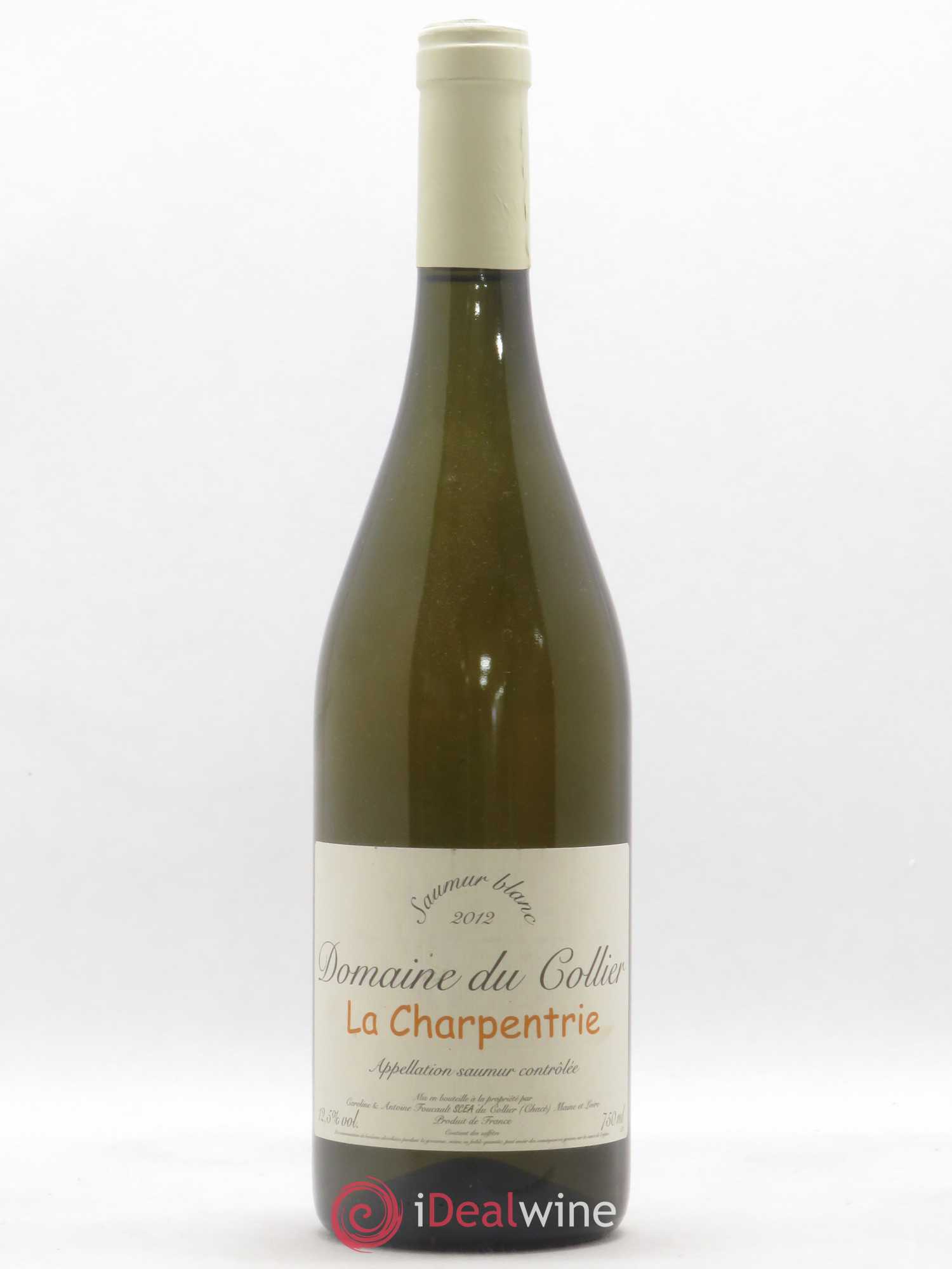 Saumur La Charpentrie Domaine du Collier 2012 - Lot de 1 bouteille - 0