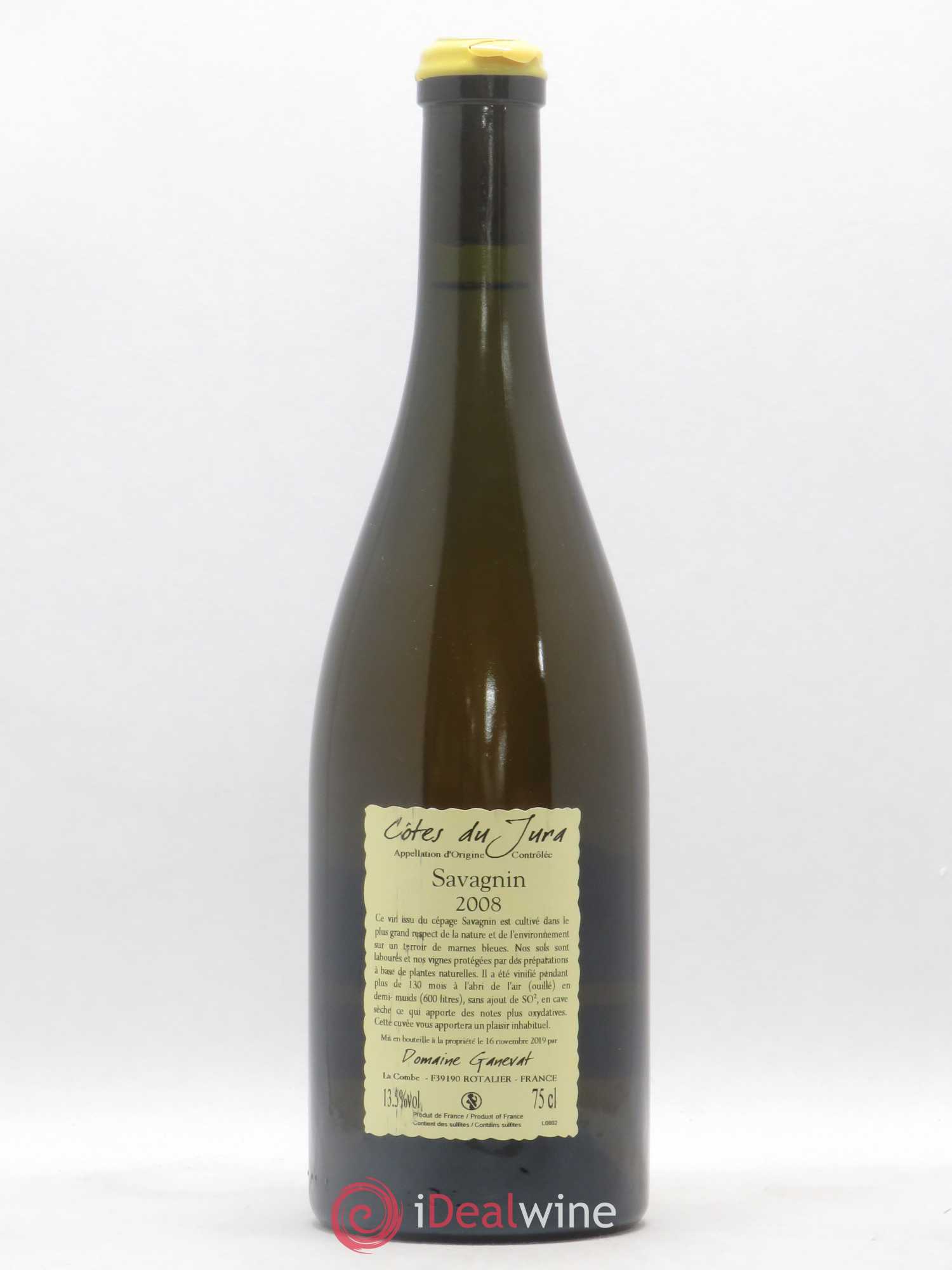 Côtes du Jura Les Vignes de mon Père Jean-François Ganevat (Domaine) 2008 - Lot de 1 bouteille - 1