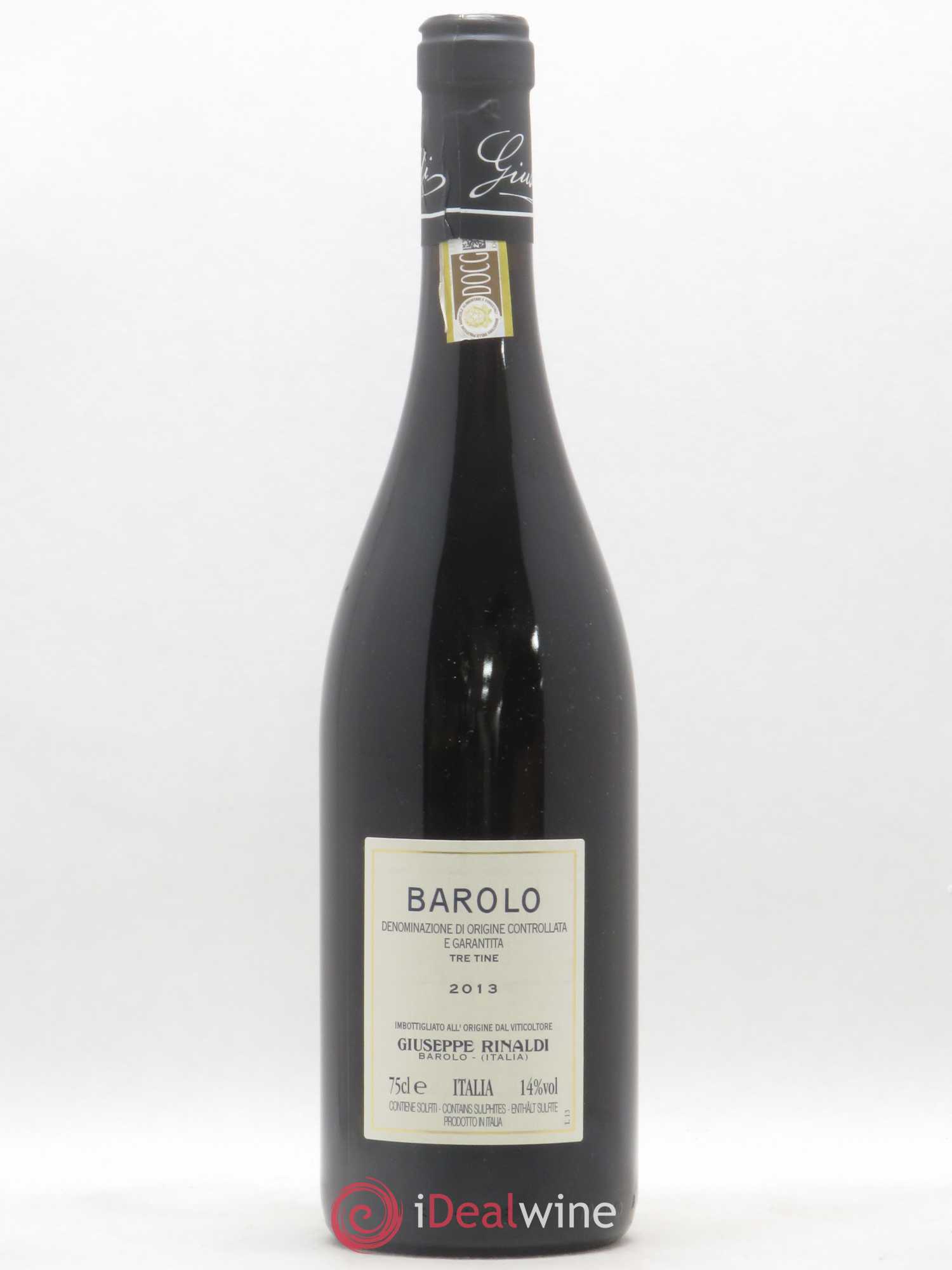 Barolo DOCG Tre Tine Giuseppe Rinaldi 2013 - Posten von 1 Flasche - 1
