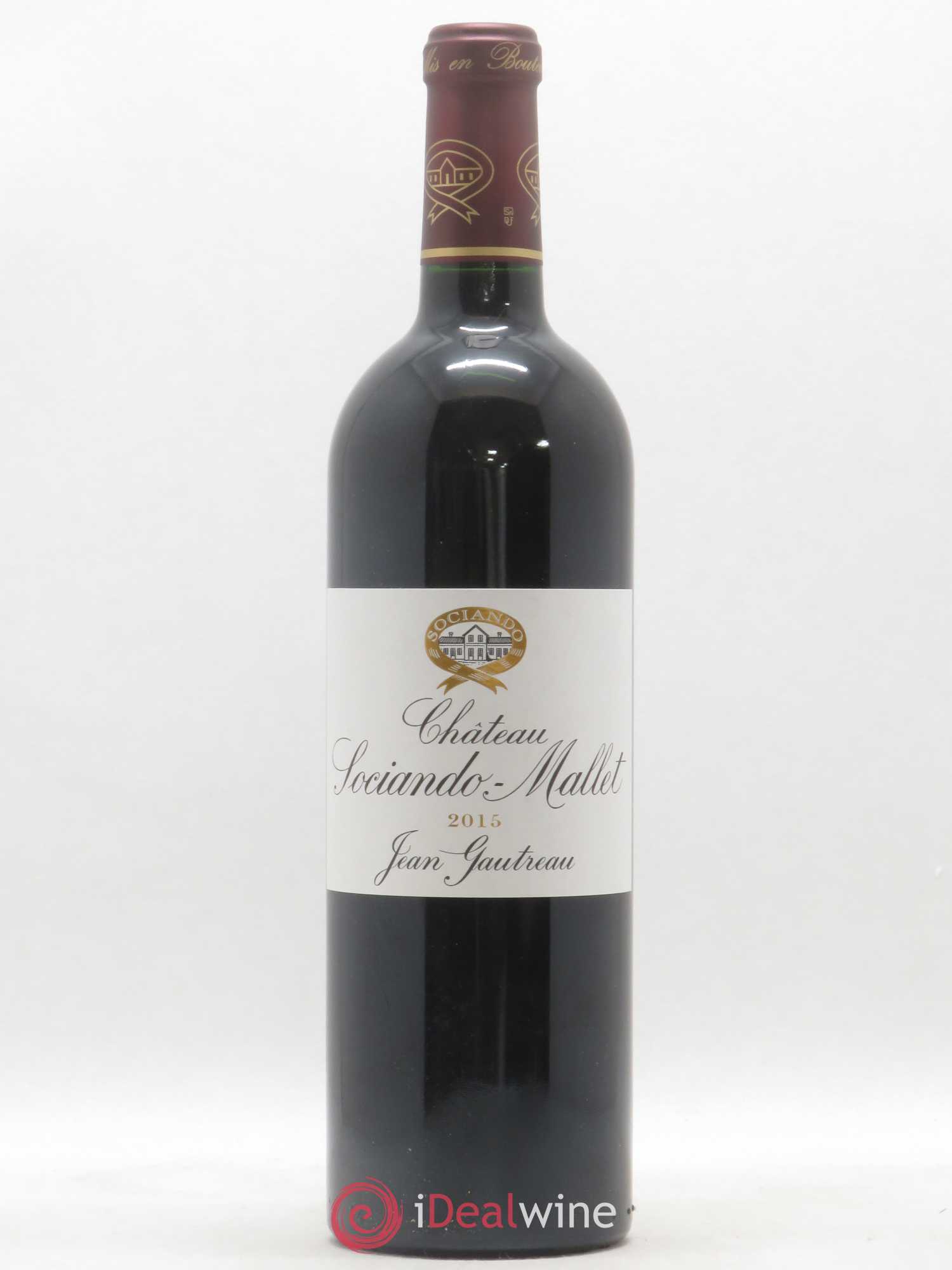 Château Sociando Mallet 2015 - Lot de 1 bouteille - 0