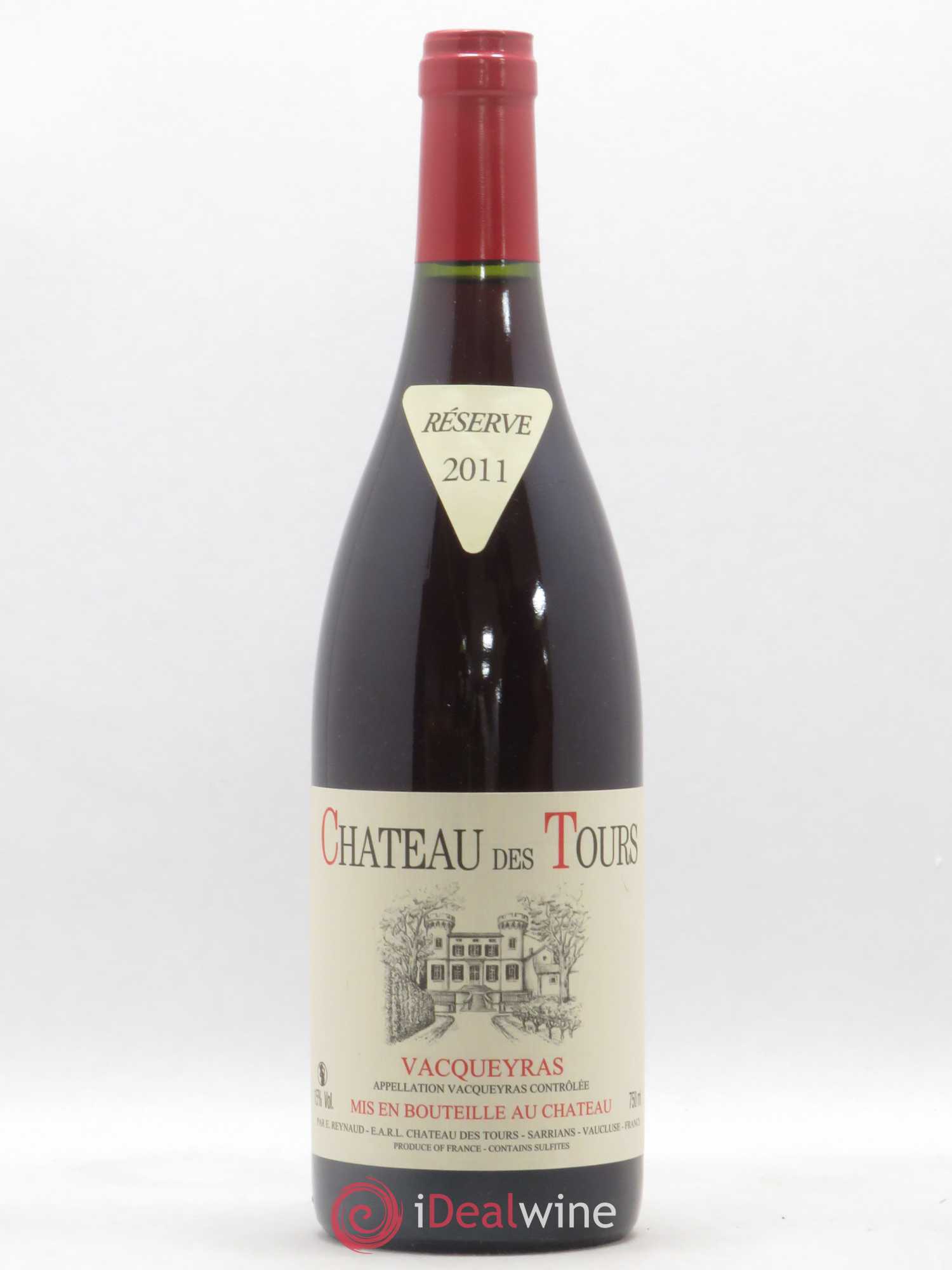 Vacqueyras Château des Tours Emmanuel Reynaud 2011 - Lot de 1 bouteille - 0