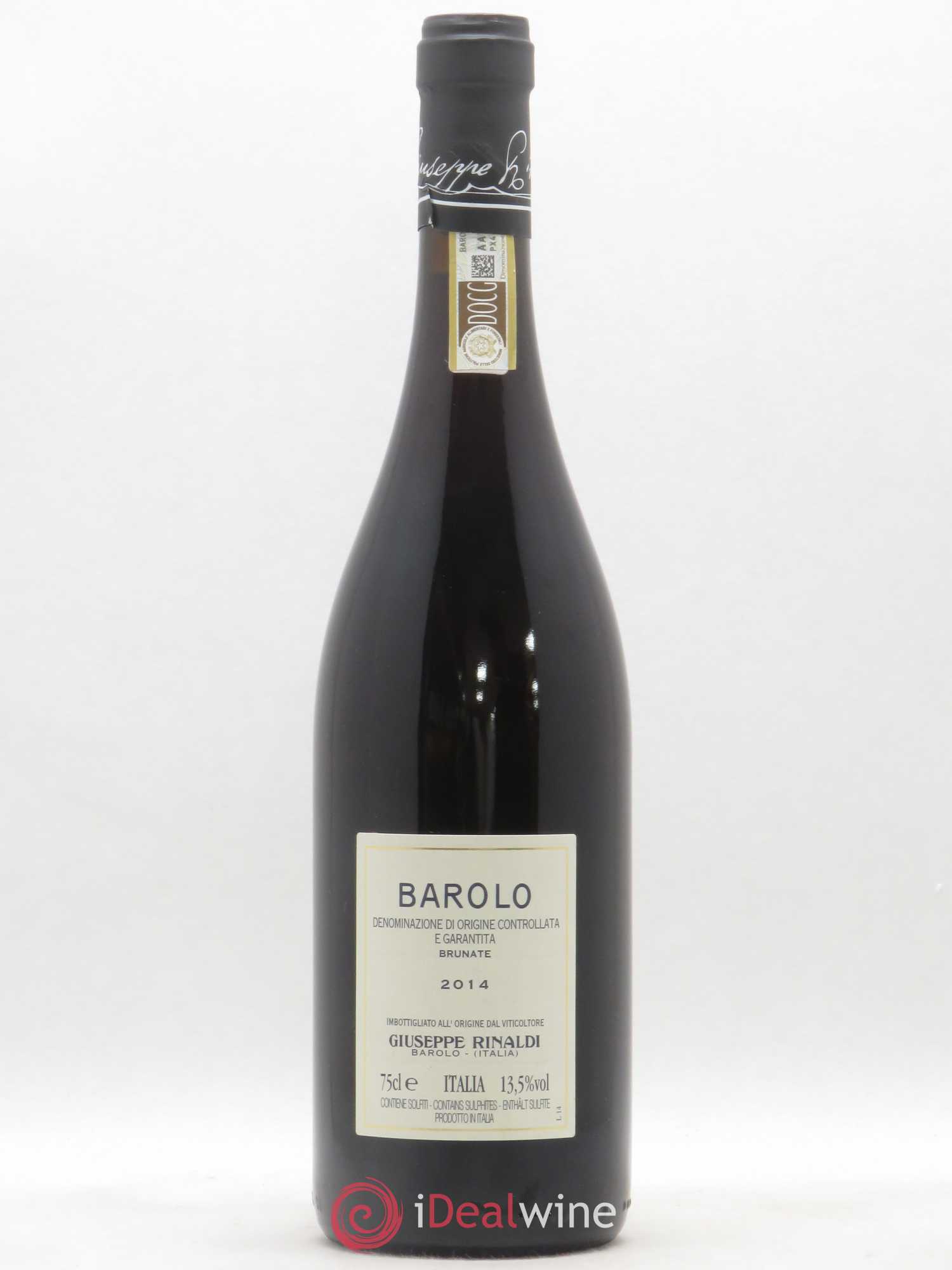 Barolo DOCG Brunate Giuseppe Rinaldi 2014 - Lotto di 1 bottiglia - 1
