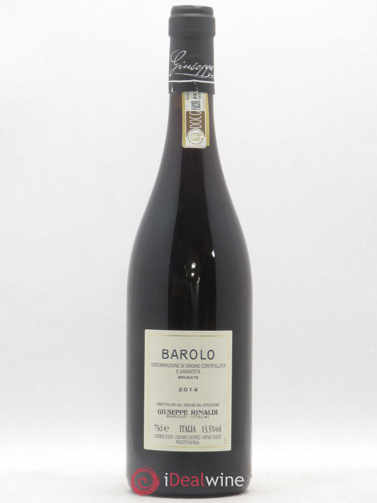 Barolo DOCG Brunate Giuseppe Rinaldi 2014 - Lot of 1 bottle - 1