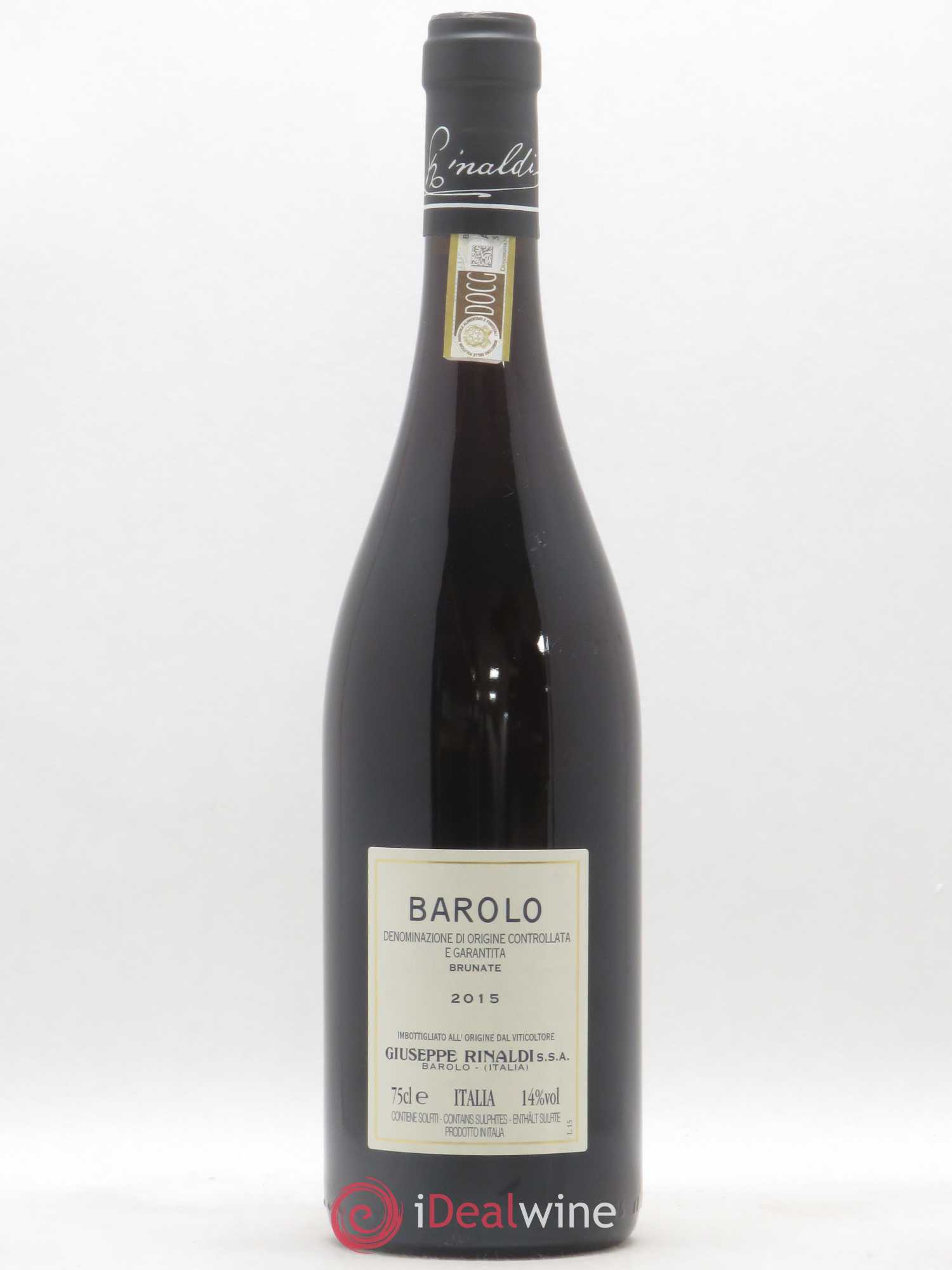 Barolo DOCG Brunate Giuseppe Rinaldi 2015 - Lot de 1 bouteille - 1