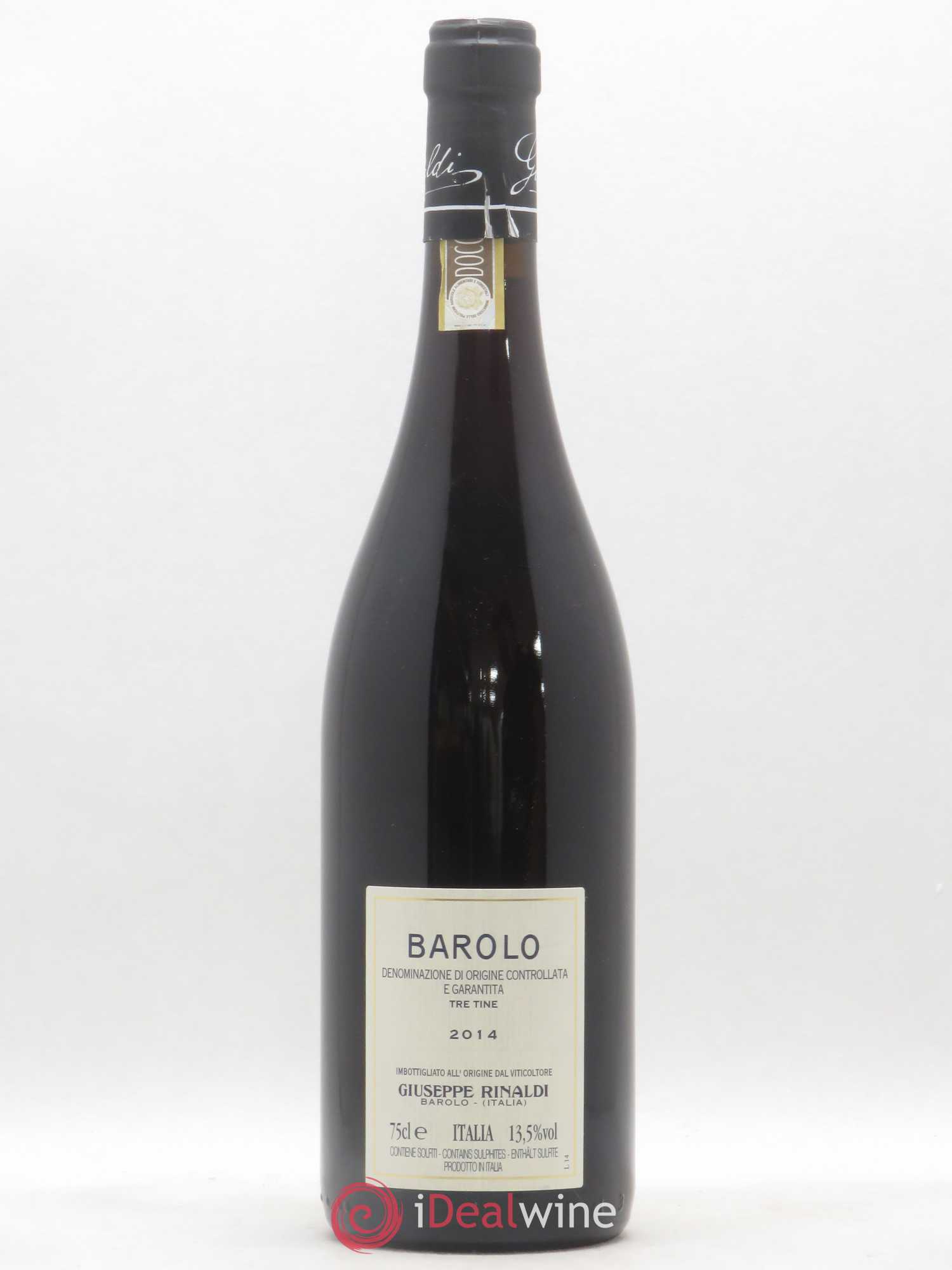 Barolo DOCG Tre Tine Giuseppe Rinaldi 2014 - Posten von 1 Flasche - 1