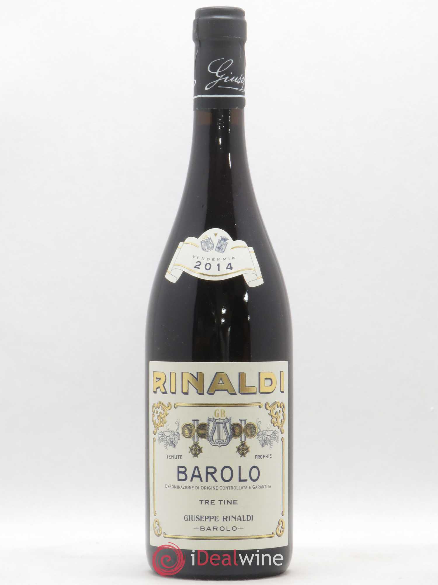 Barolo DOCG Tre Tine Giuseppe Rinaldi 2014 - Lot de 1 bouteille - 0