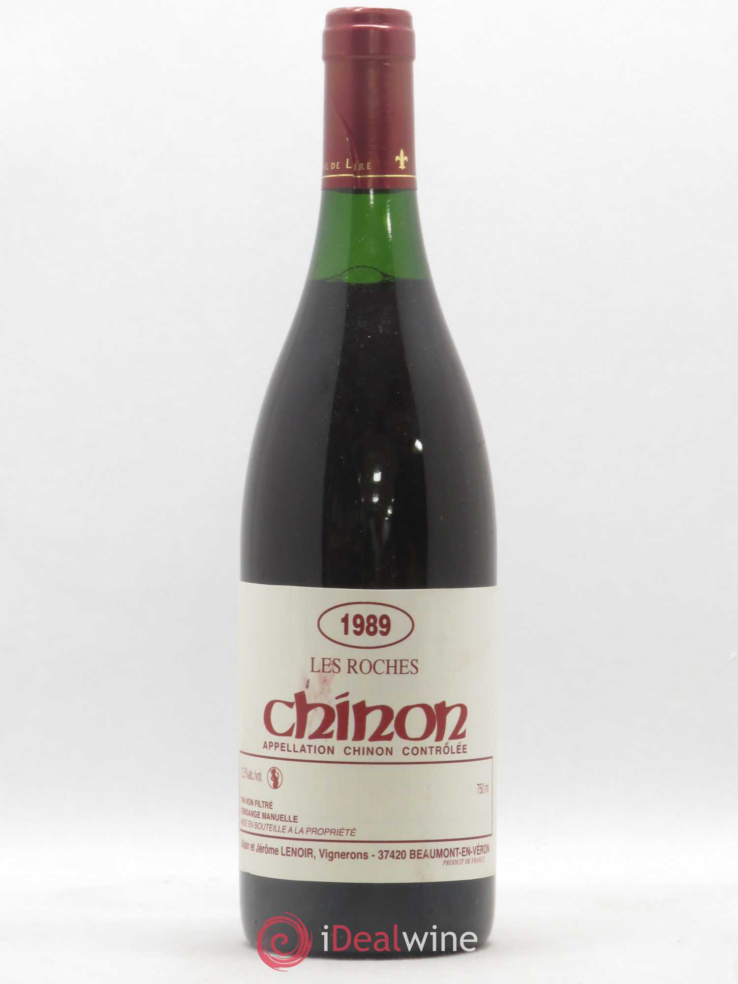 Chinon Les Roches Lenoir (Domaine) 1989 - Lot de 1 bouteille - 0