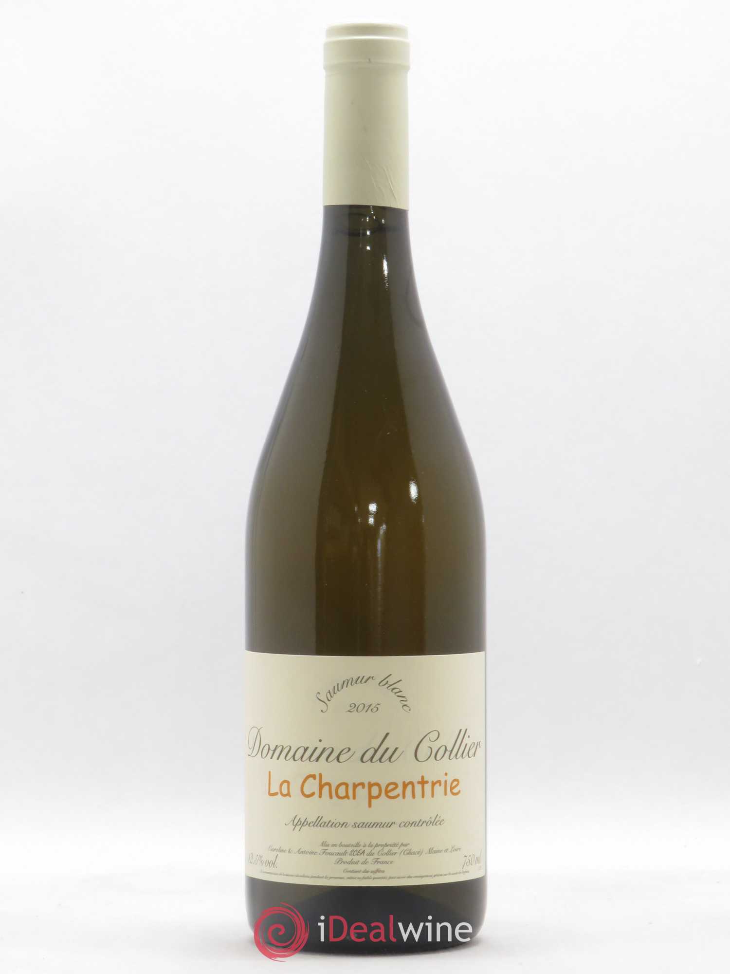 Saumur La Charpentrie Domaine du Collier 2015 - Lot de 1 bouteille - 0